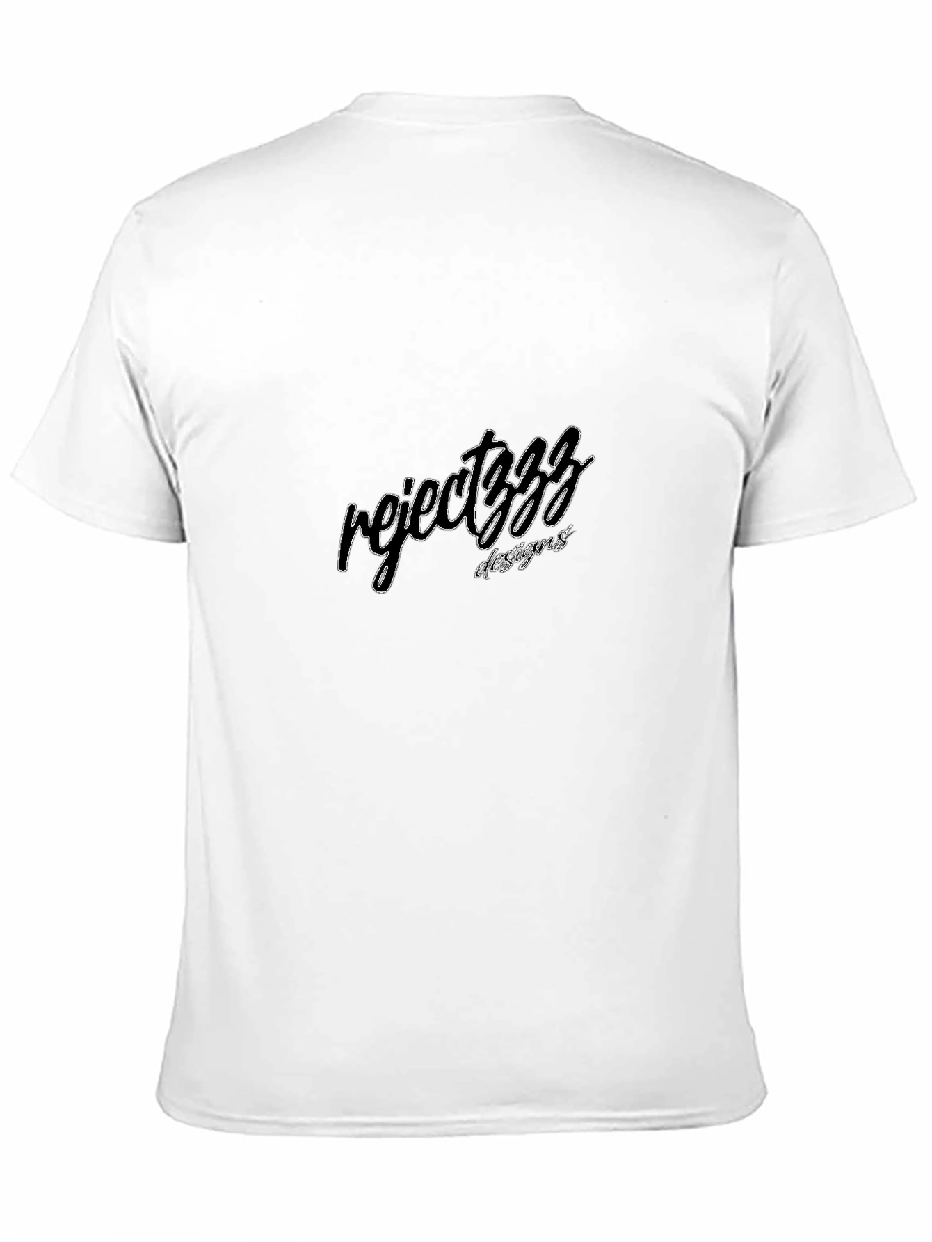 Reject 333 Designs Black T-Shirt - Modern Graphic Tee
