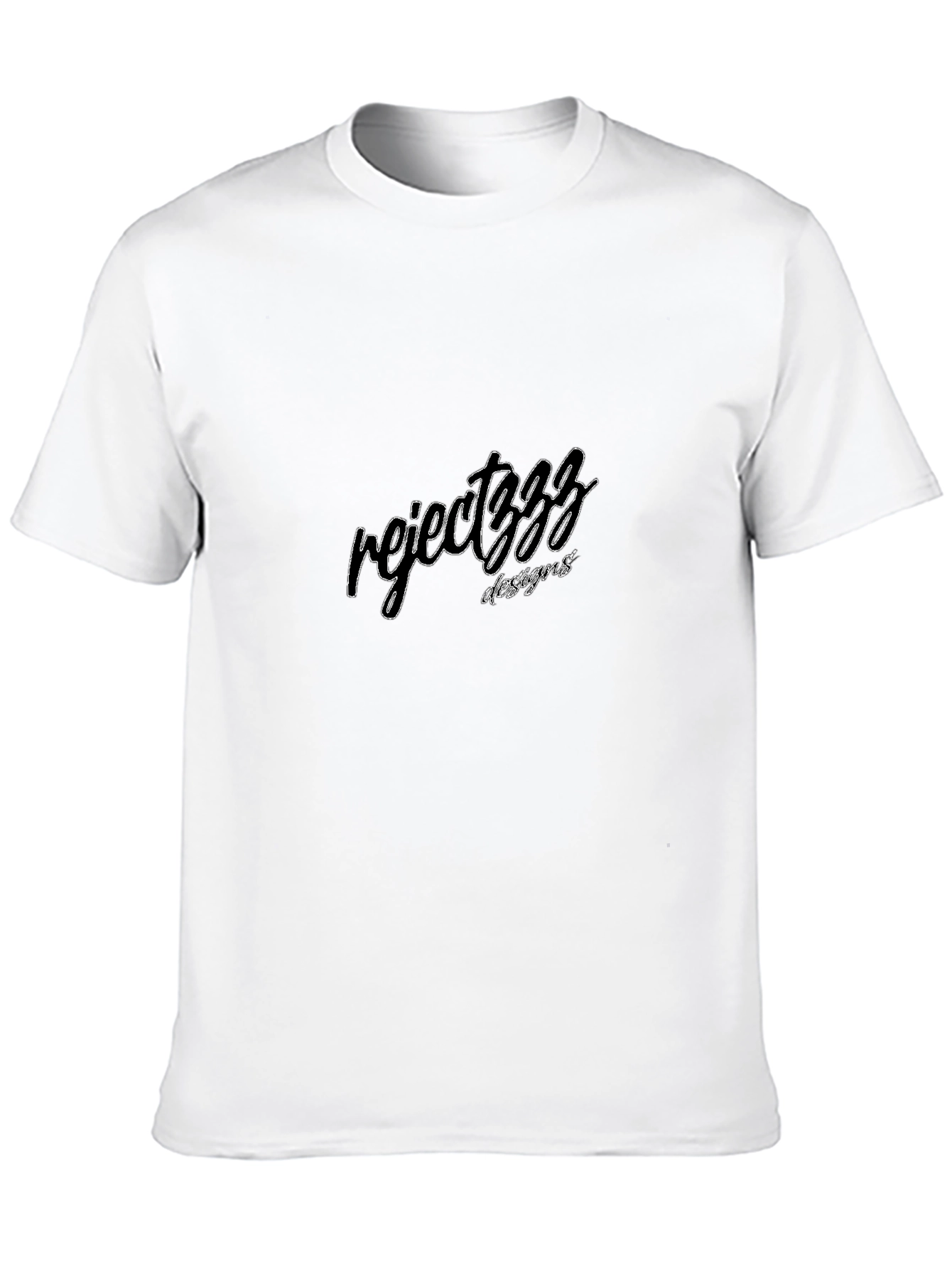 Reject 333 Designs Black T-Shirt - Modern Graphic Tee