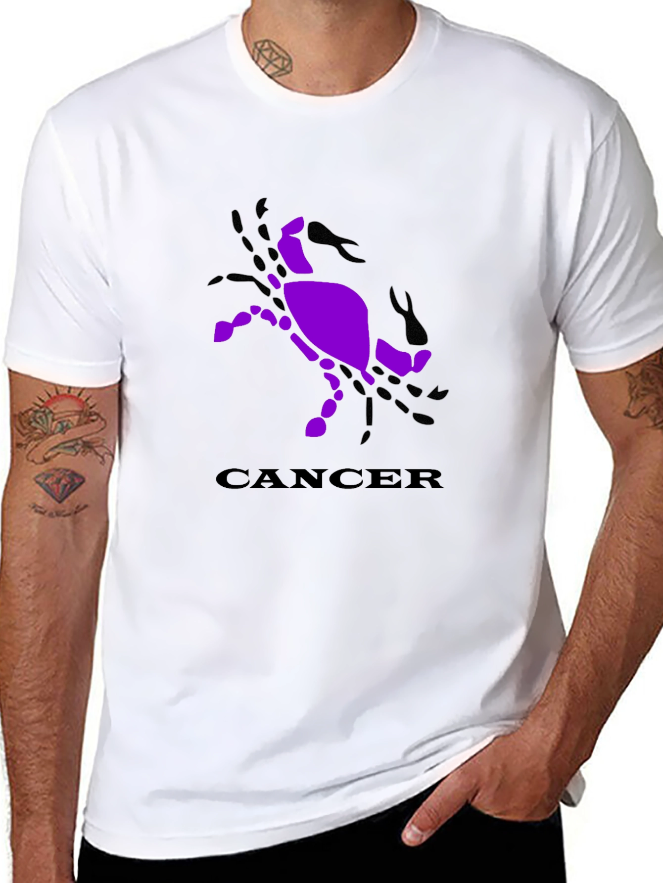 Cancer Zodiac Graphic T-Shirt