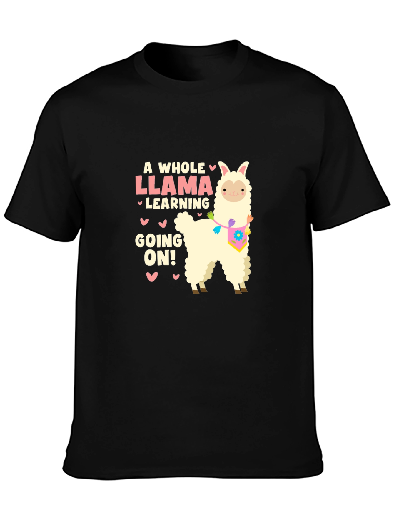 Llama Learning Graphic Tee