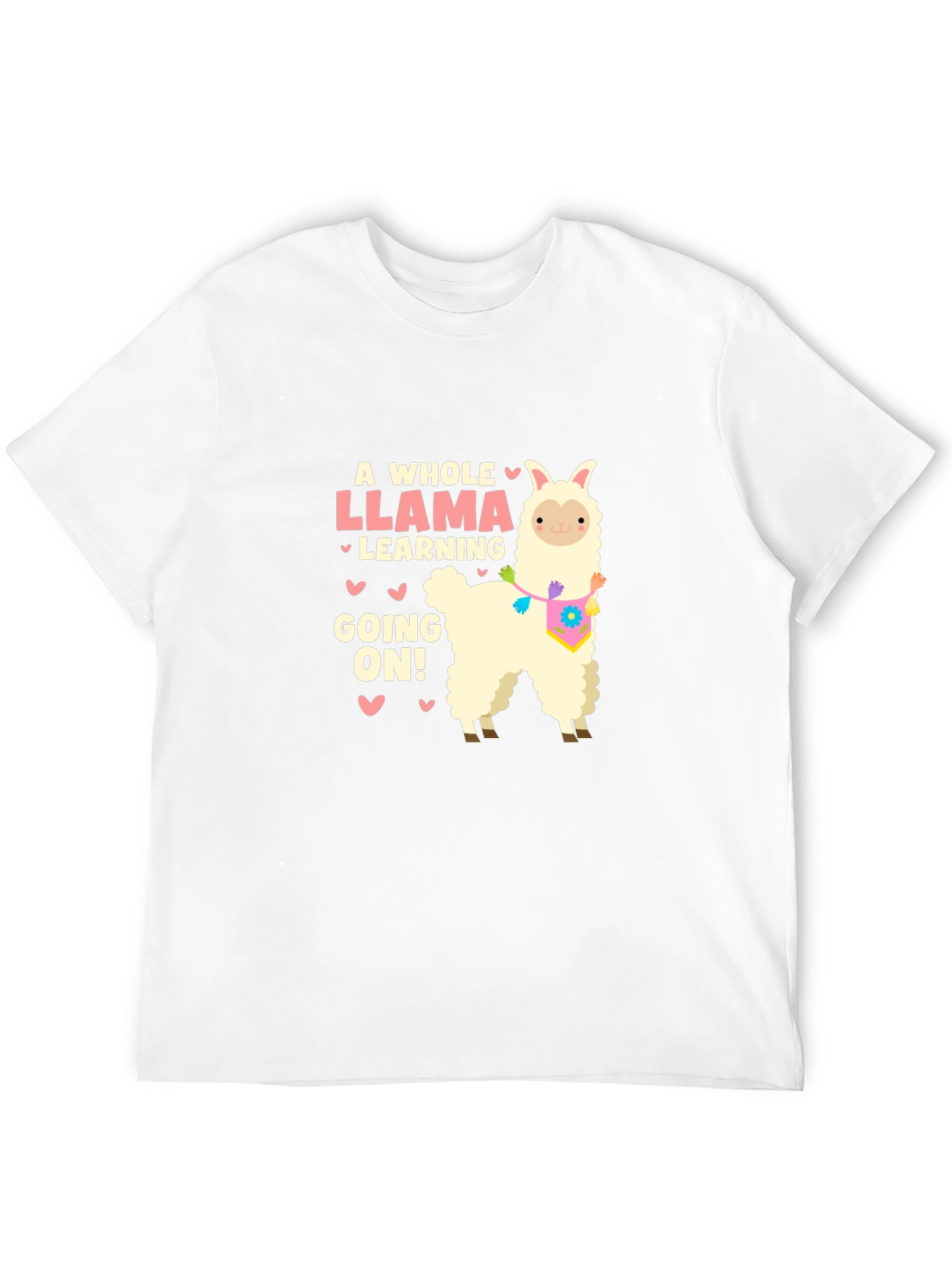 Llama Learning Graphic Tee