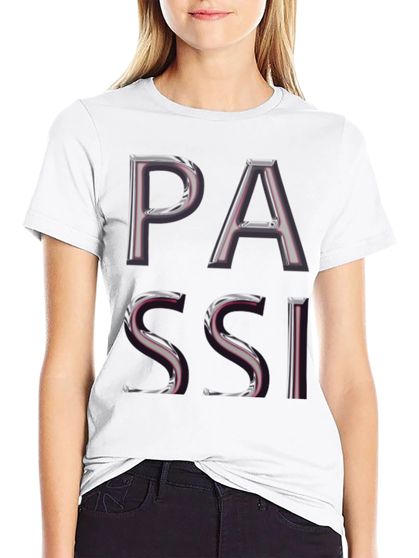 PASSI Stylish Black T-Shirt