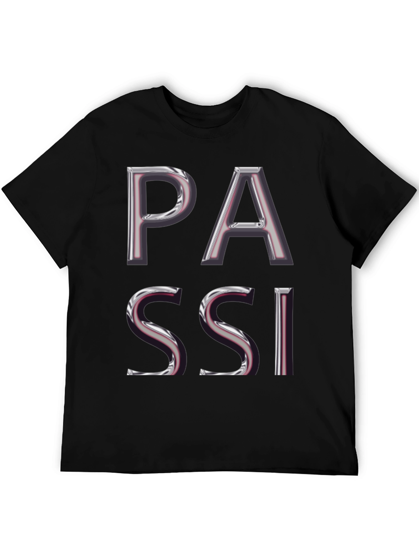 PASSI Stylish Black T-Shirt