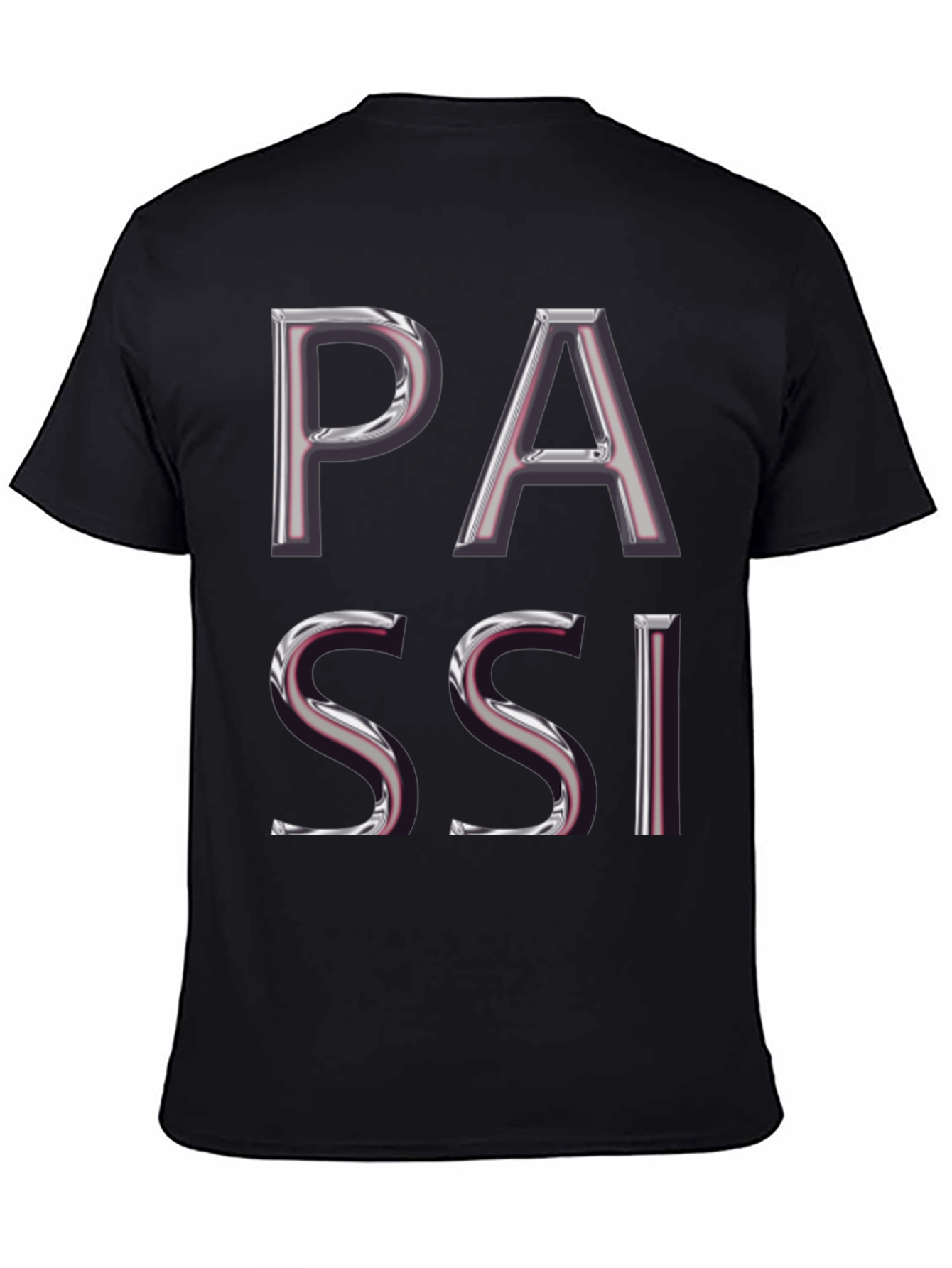 PASSI Stylish Black T-Shirt