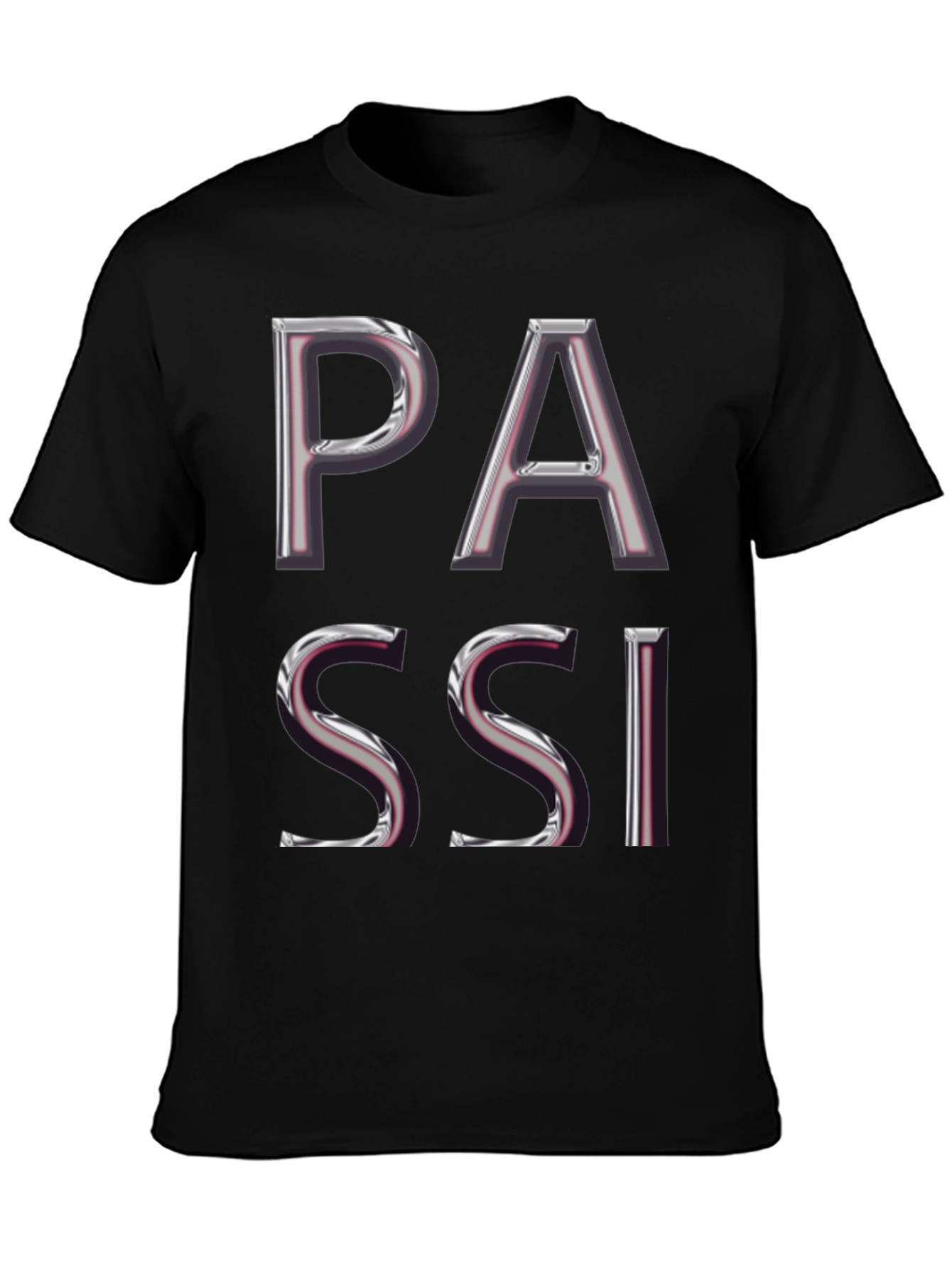 PASSI Stylish Black T-Shirt