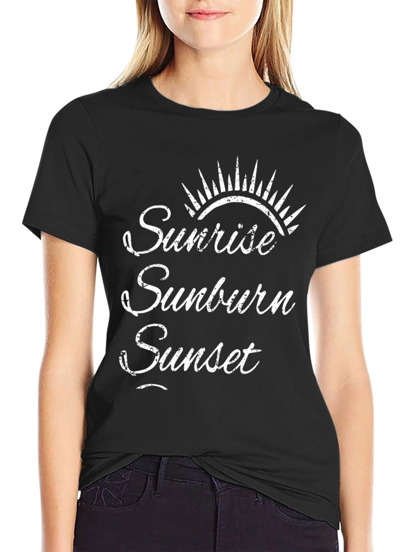Sunrise Sunburn Sunset Graphic Tee