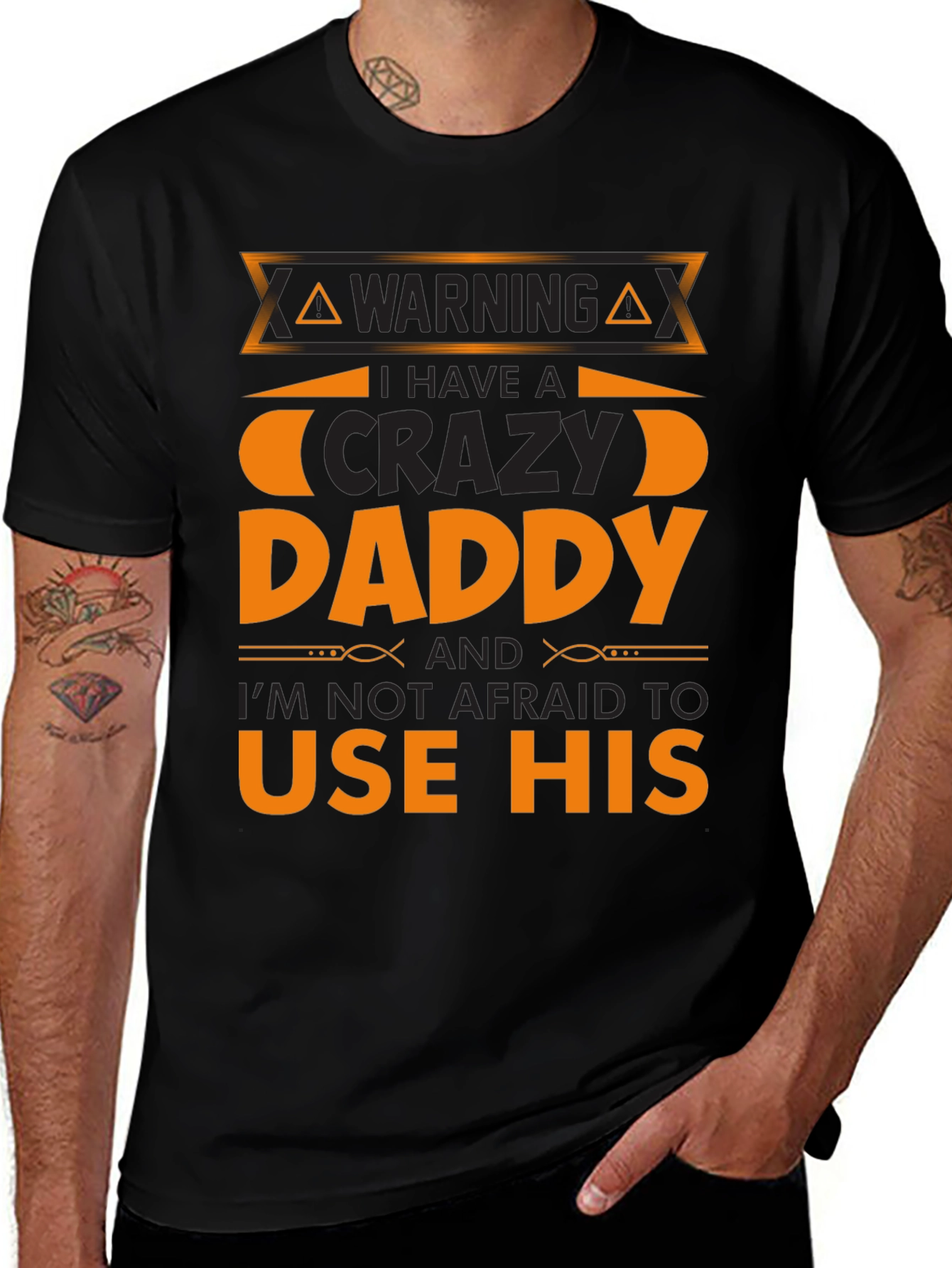 Warning Crazy Daddy T-Shirt