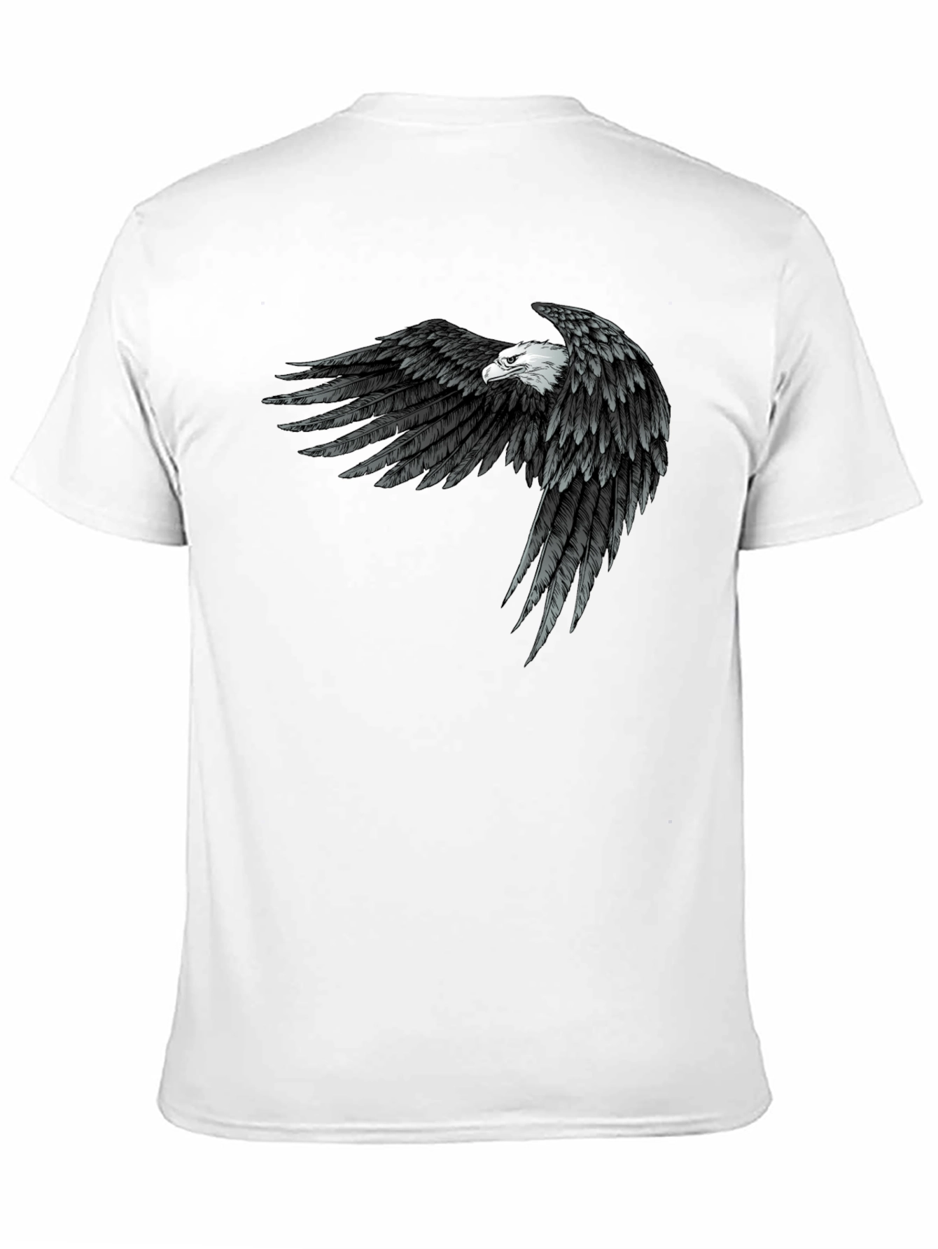 Eagle Wings Graphic Black T-Shirt
