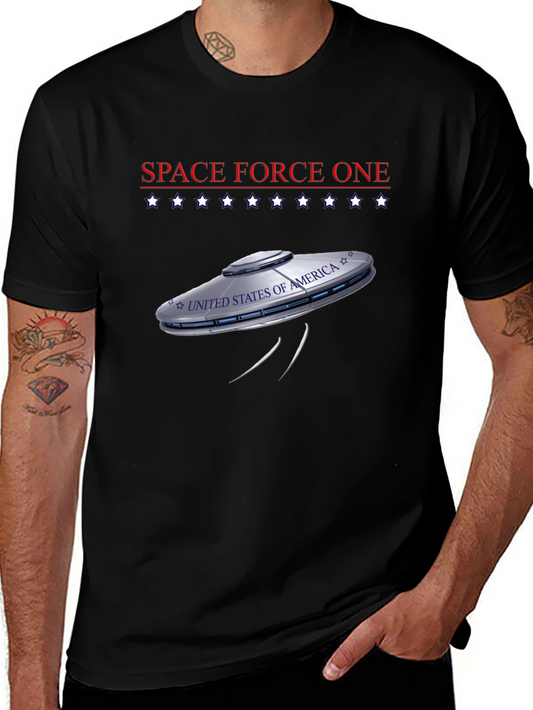 Space Force One UFO Graphic Tee