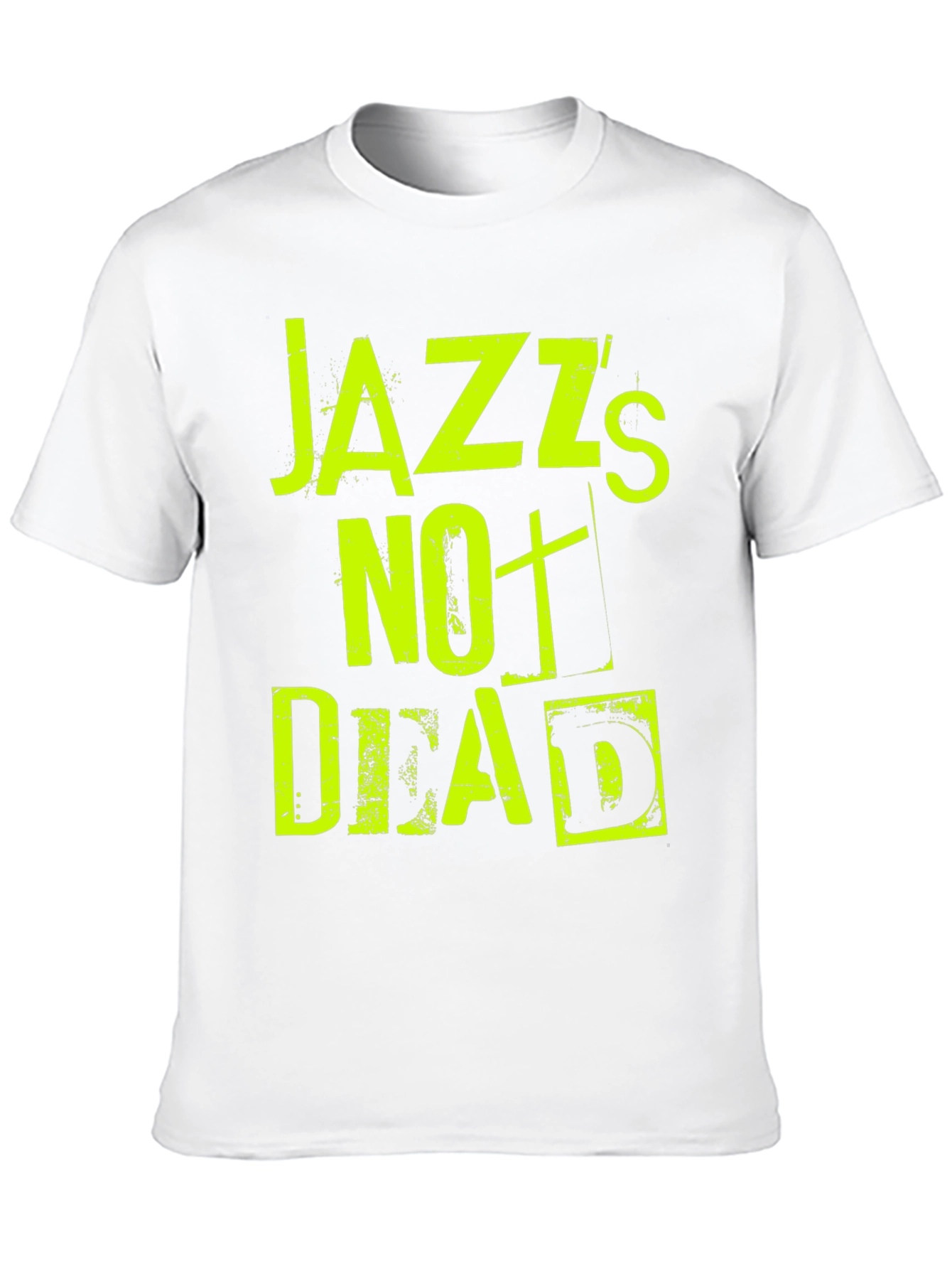 Jazzs Not Dead Graphic Tee - Black Cotton T-Shirt