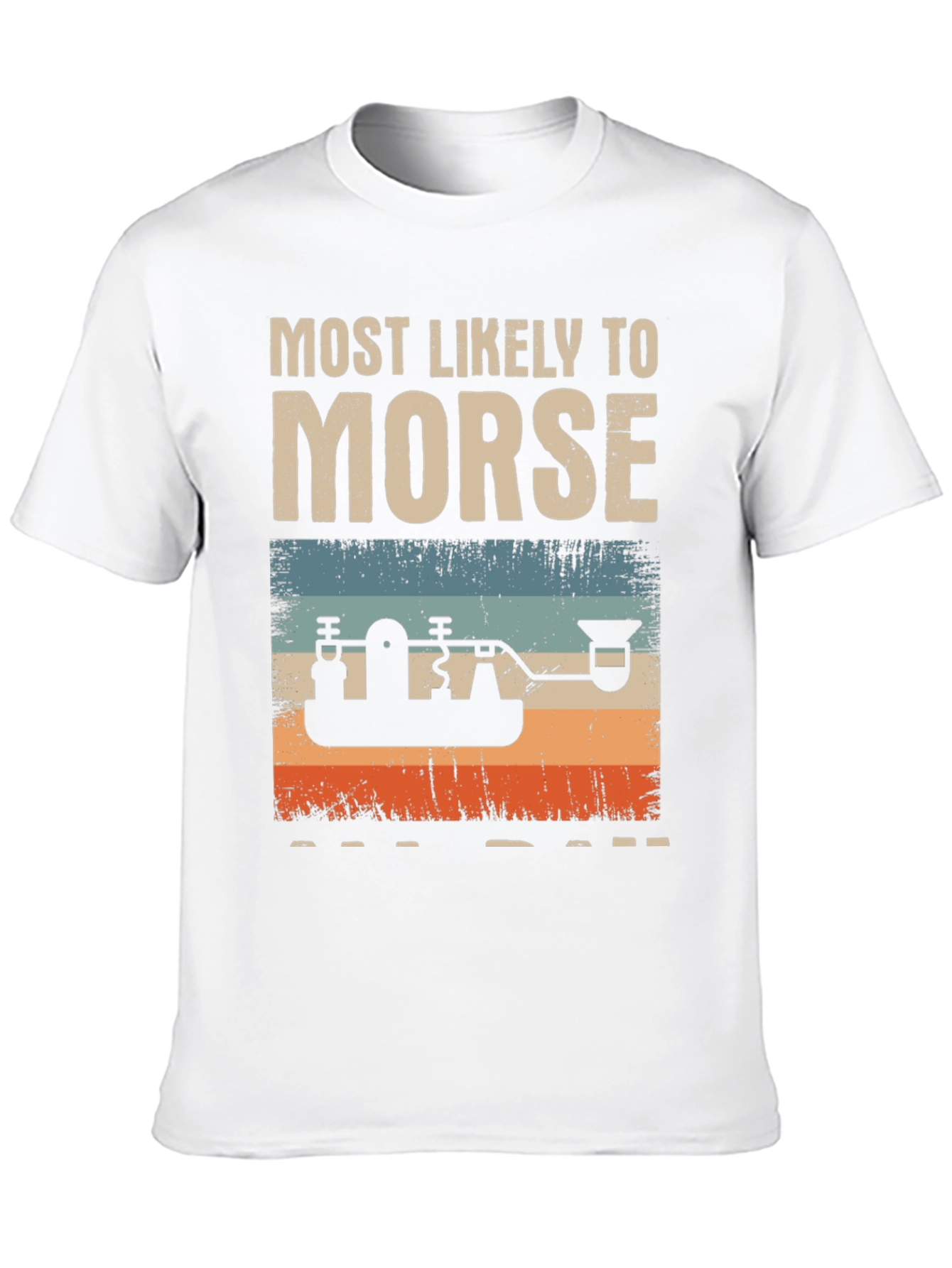 Most Likely to Morse T-Shirt - Retro Style