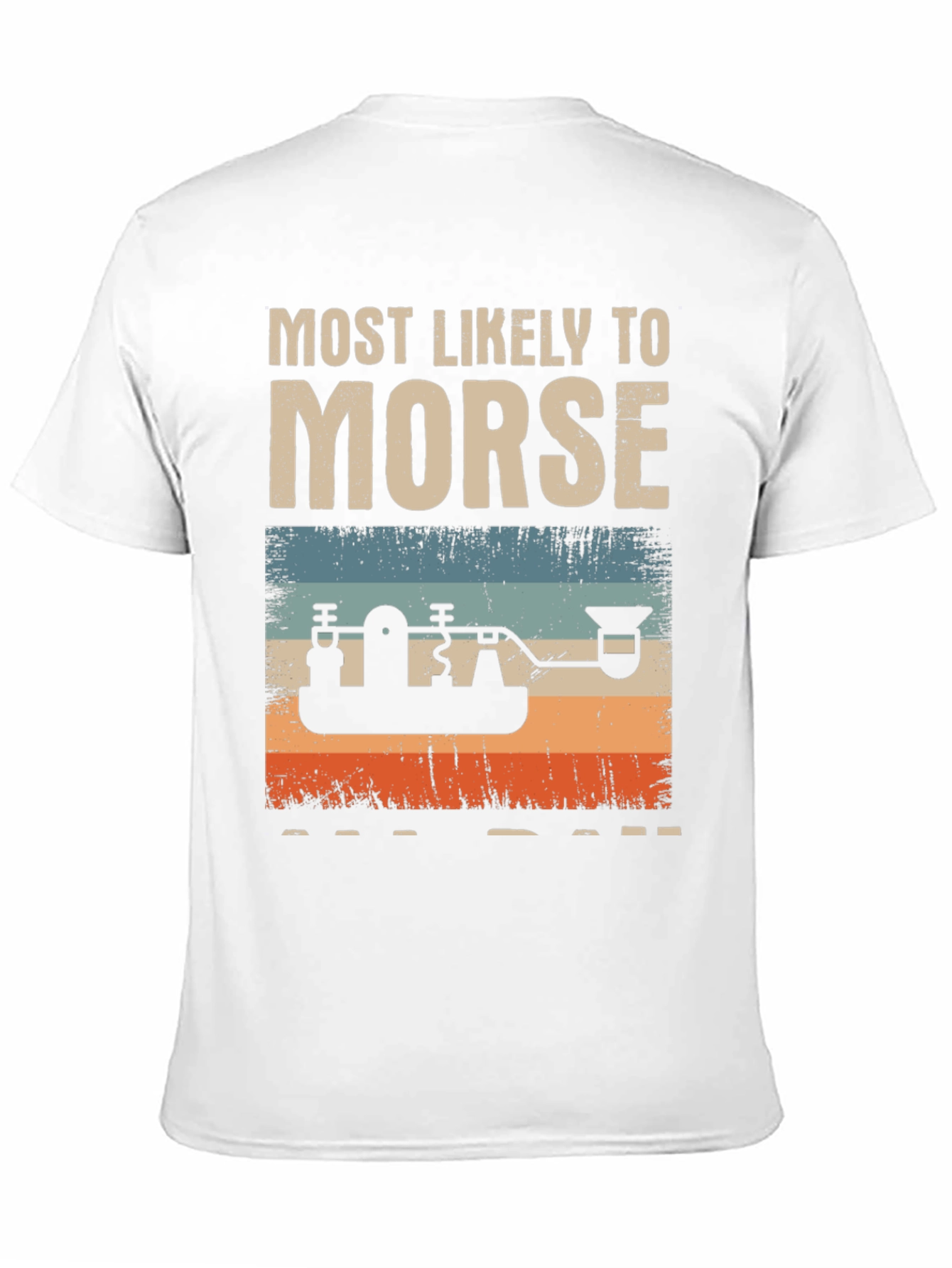 Most Likely to Morse T-Shirt - Retro Style