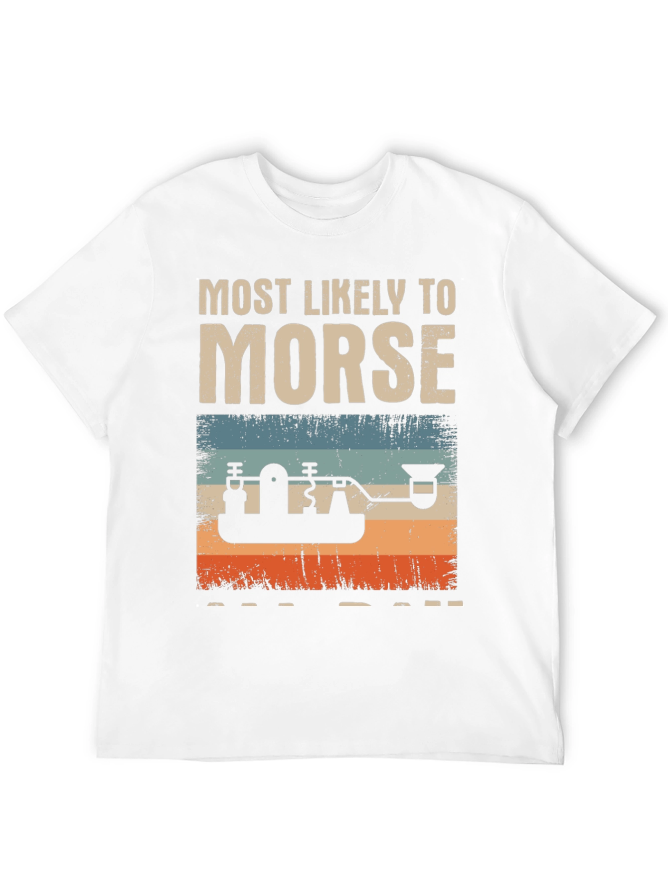 Most Likely to Morse T-Shirt - Retro Style
