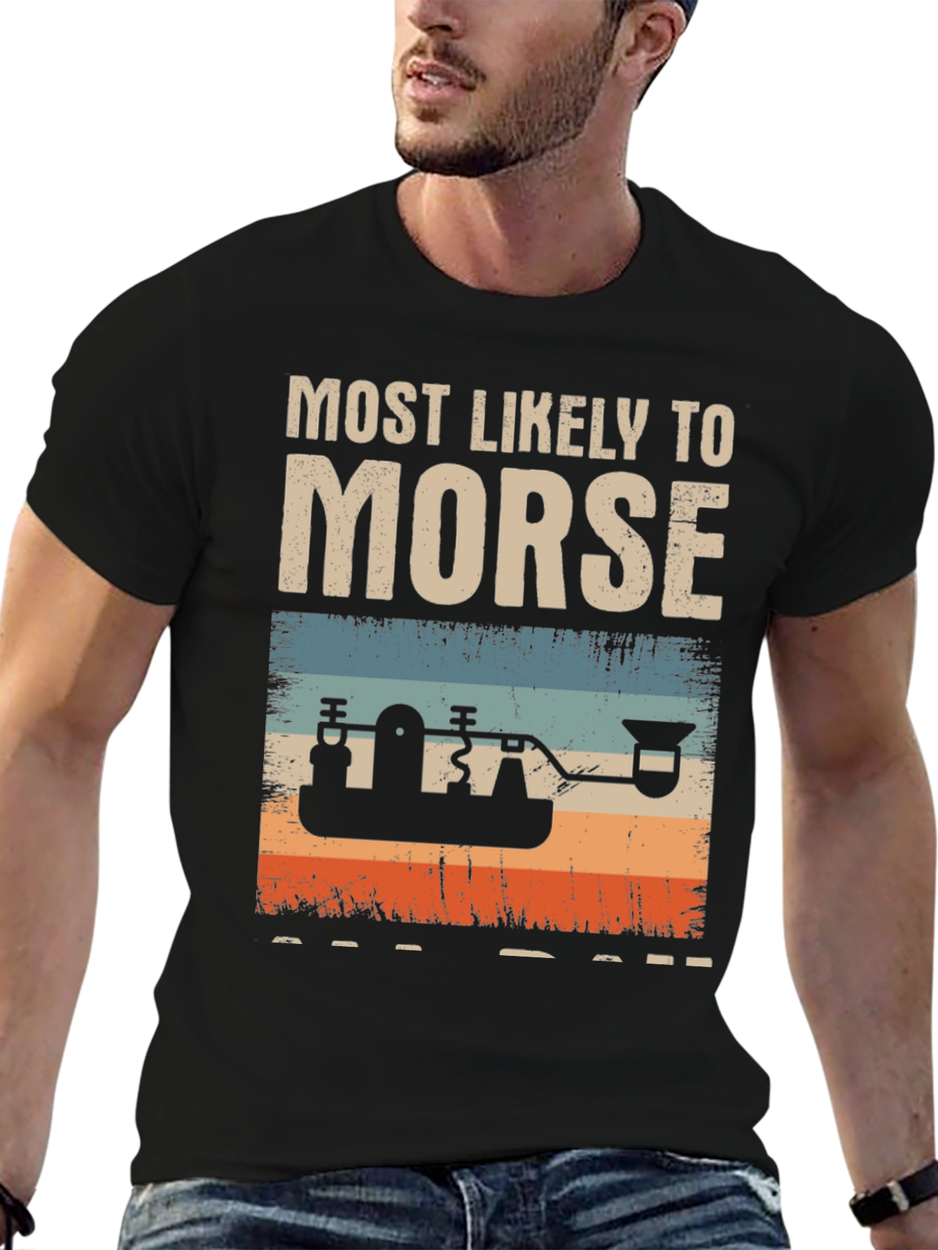 Most Likely to Morse T-Shirt - Retro Style