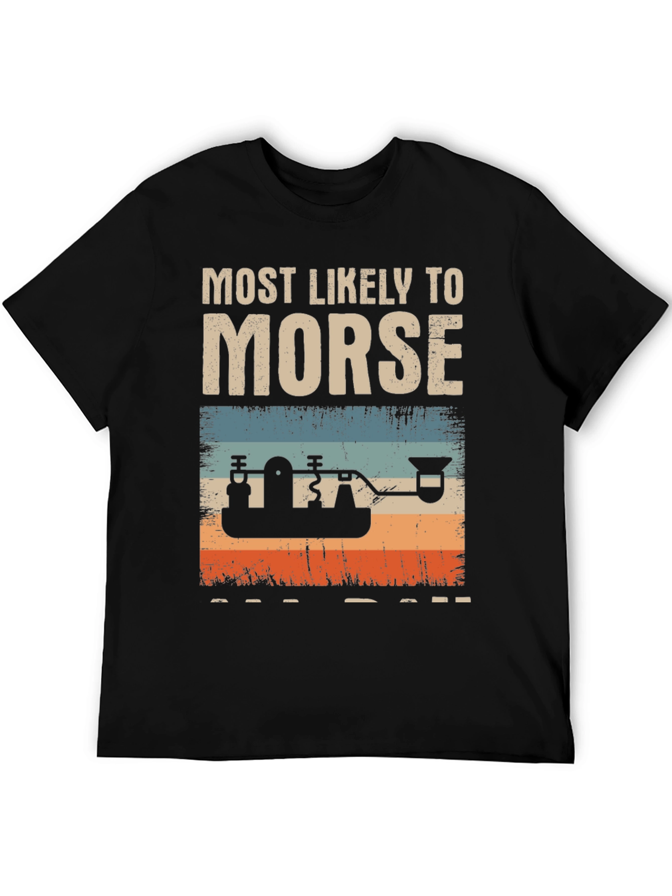 Most Likely to Morse T-Shirt - Retro Style