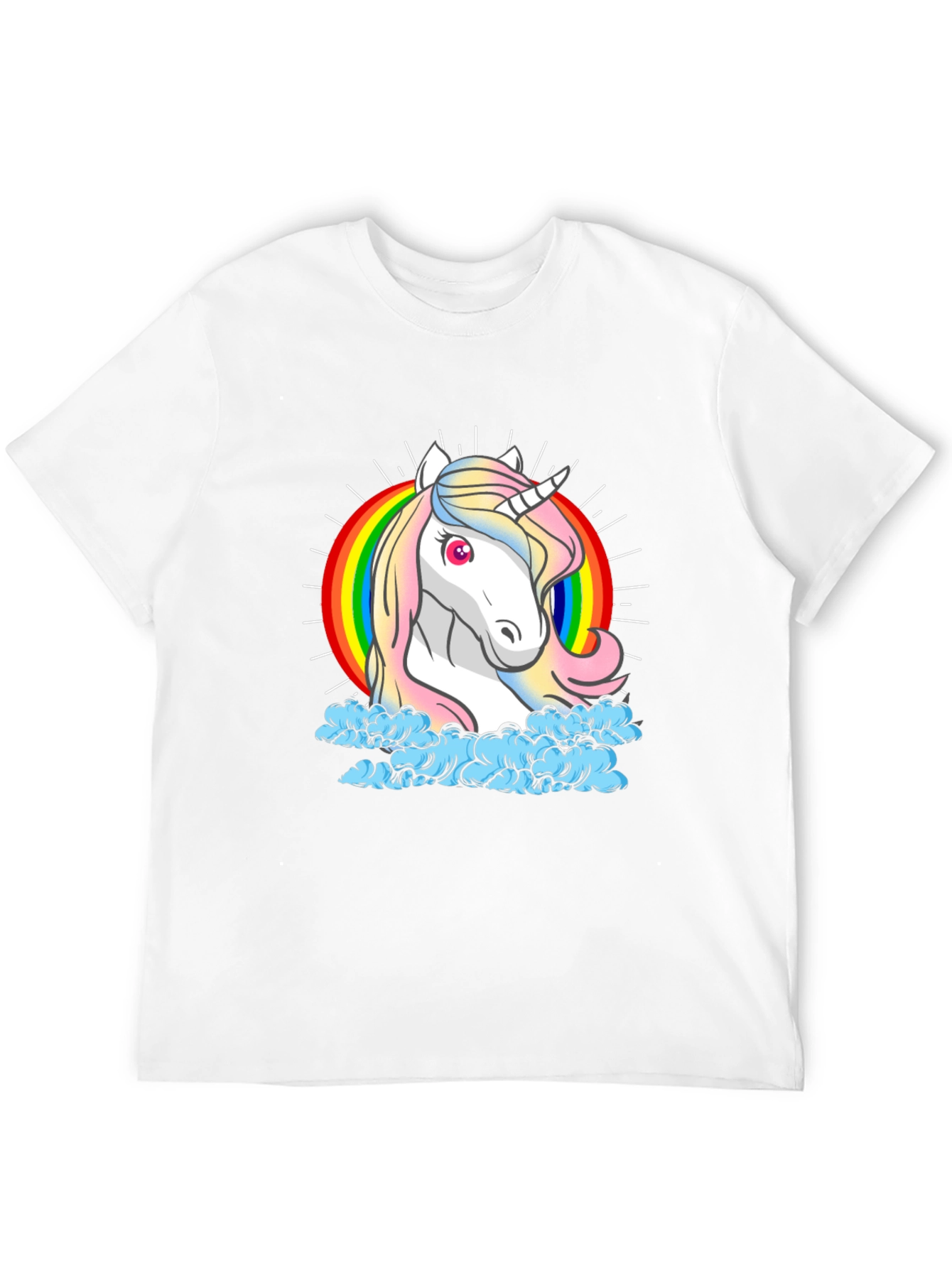 Unicorn Rainbow Graphic T-Shirt