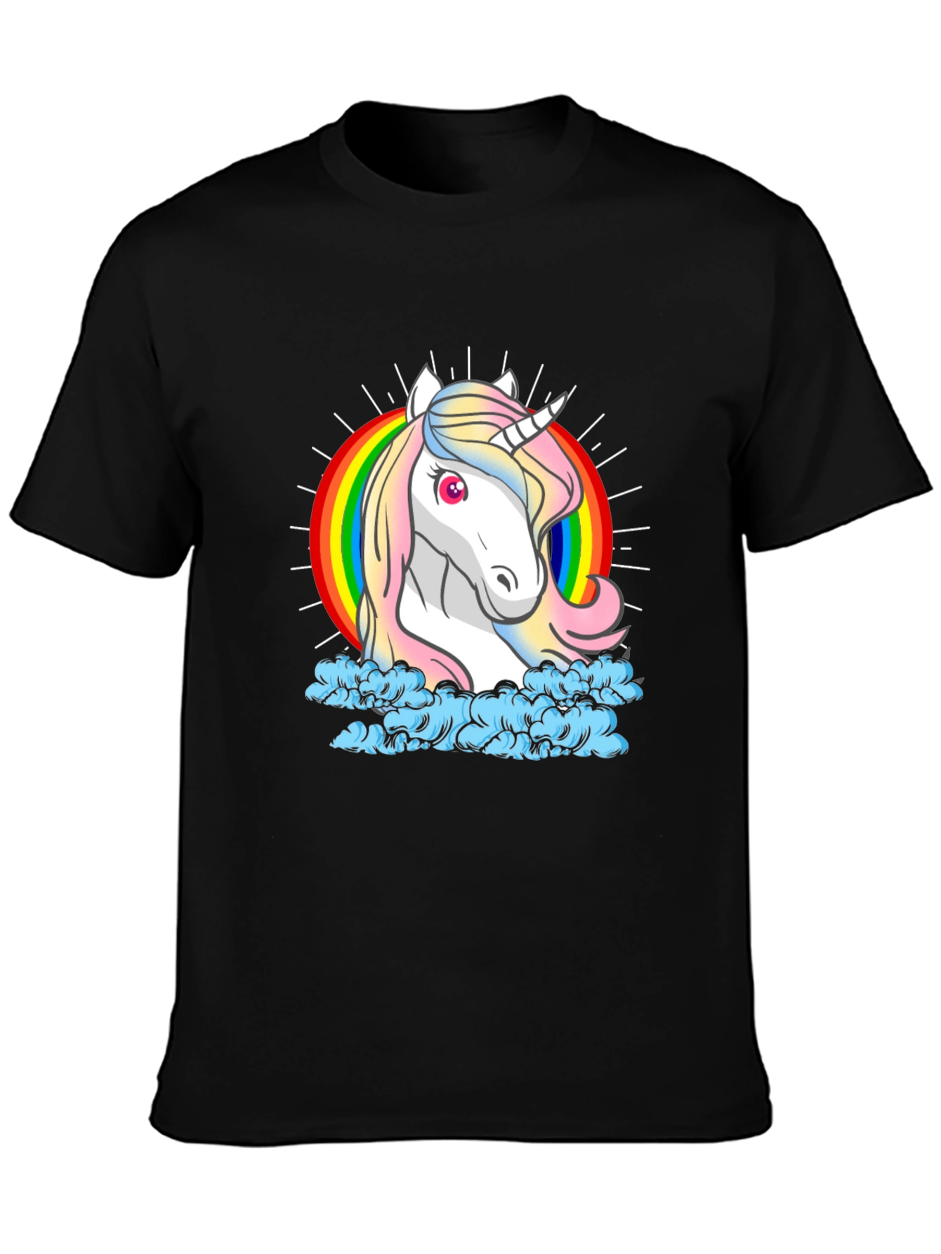 Unicorn Rainbow Graphic T-Shirt