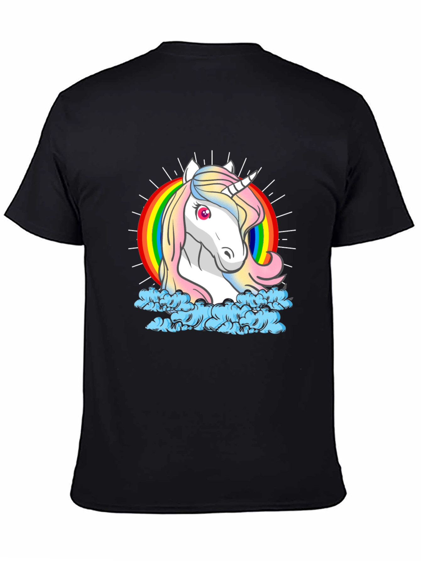 Unicorn Rainbow Graphic T-Shirt