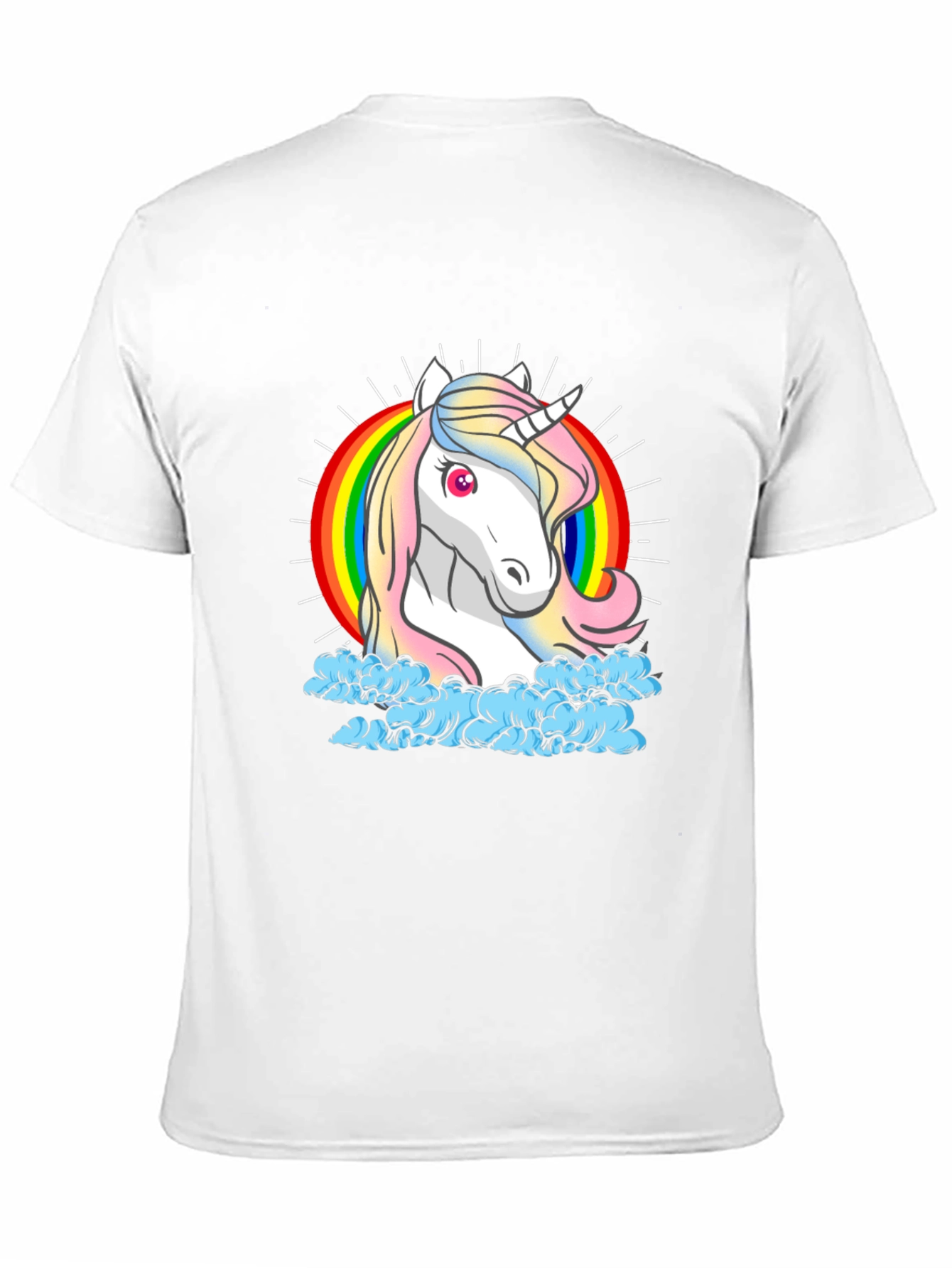 Unicorn Rainbow Graphic T-Shirt