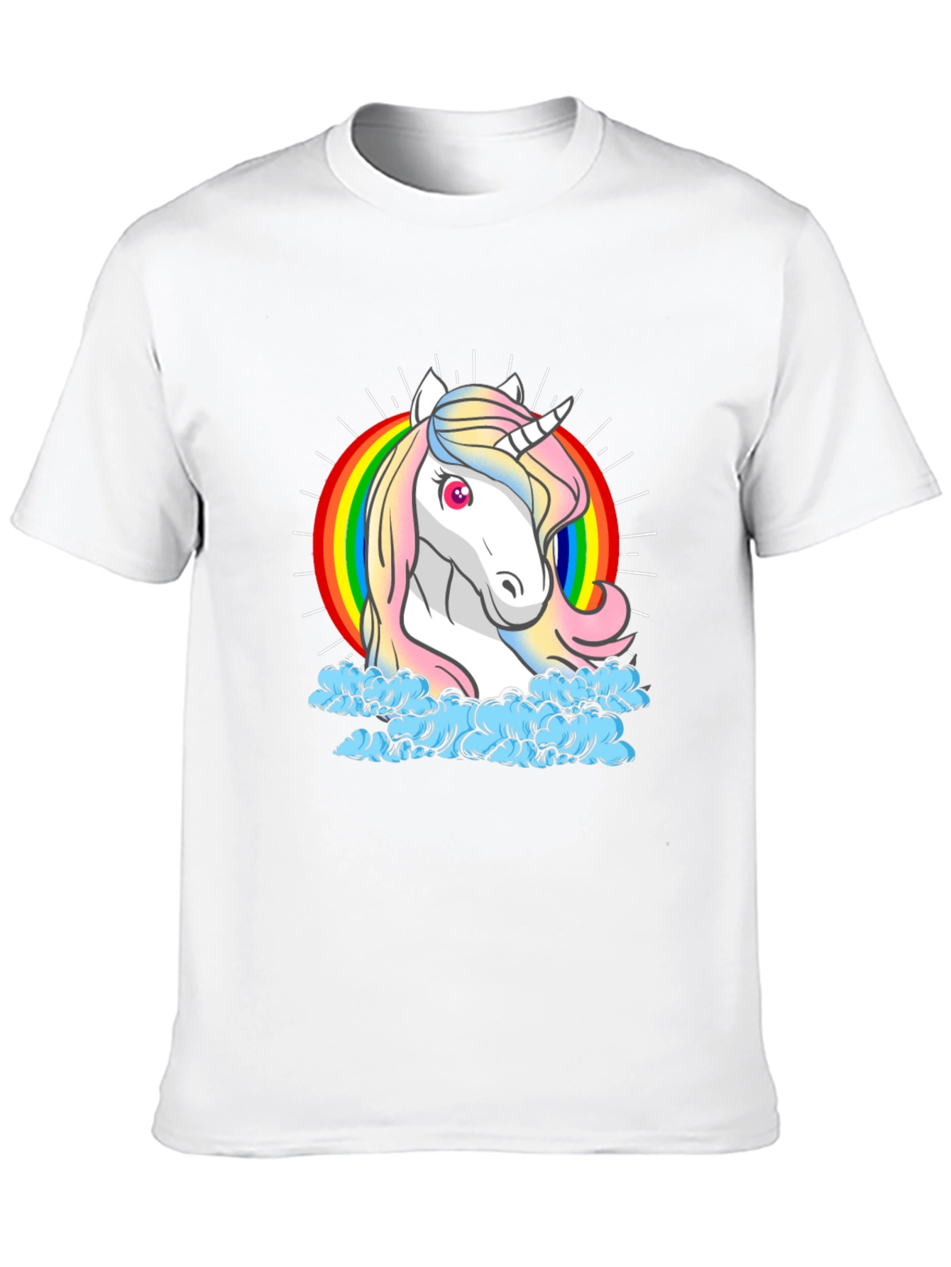 Unicorn Rainbow Graphic T-Shirt