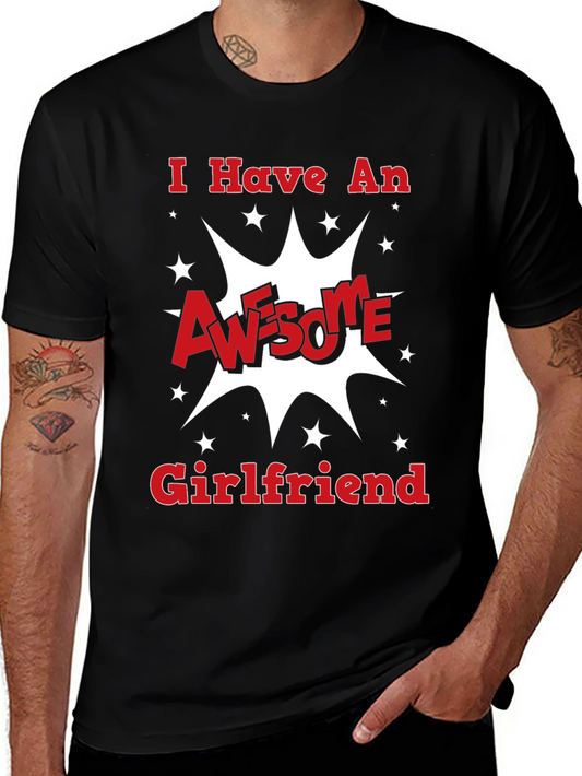 Awesome Girlfriend Black Graphic Tee