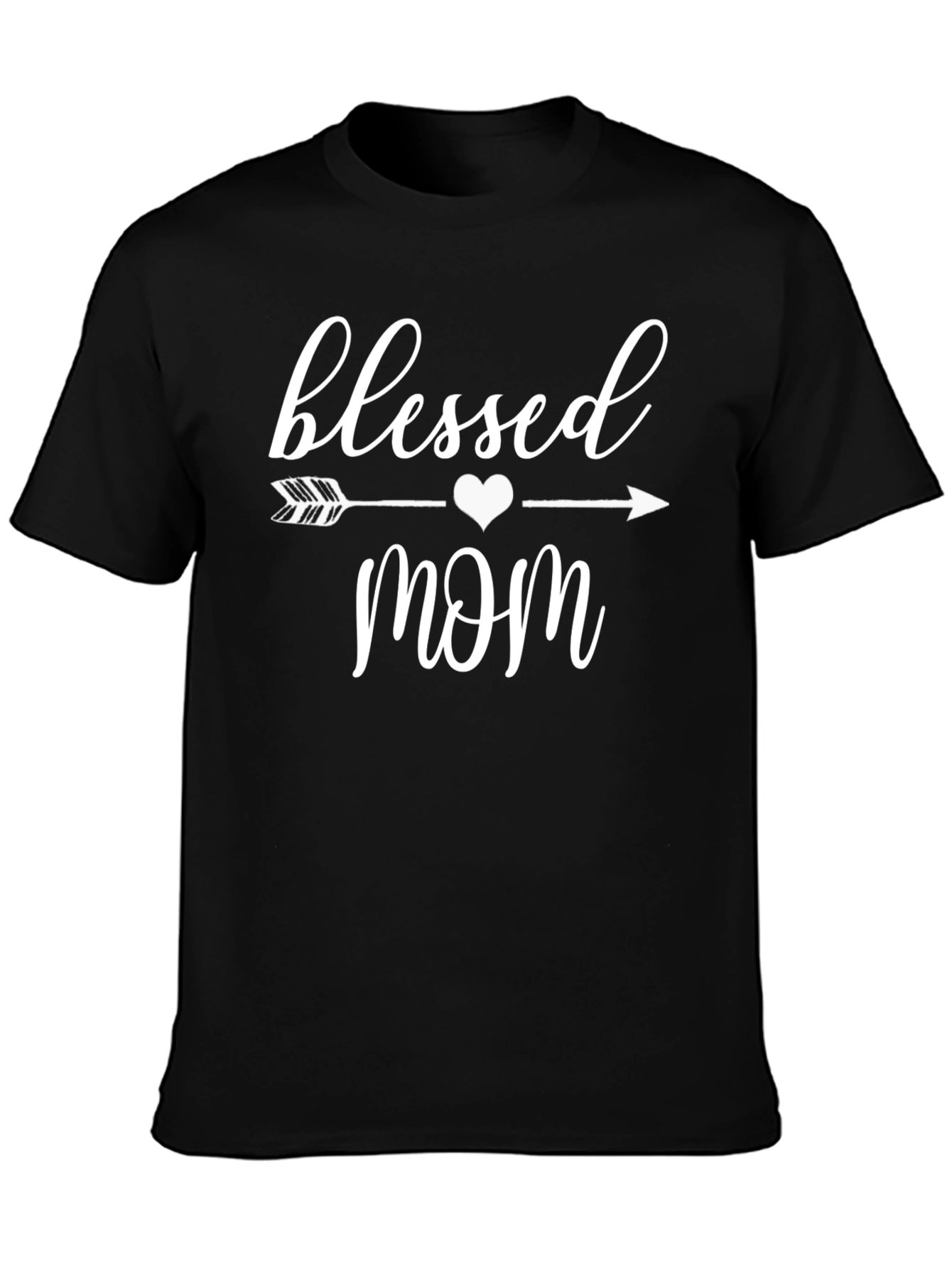 Blessed Mom Arrow Graphic T-Shirt
