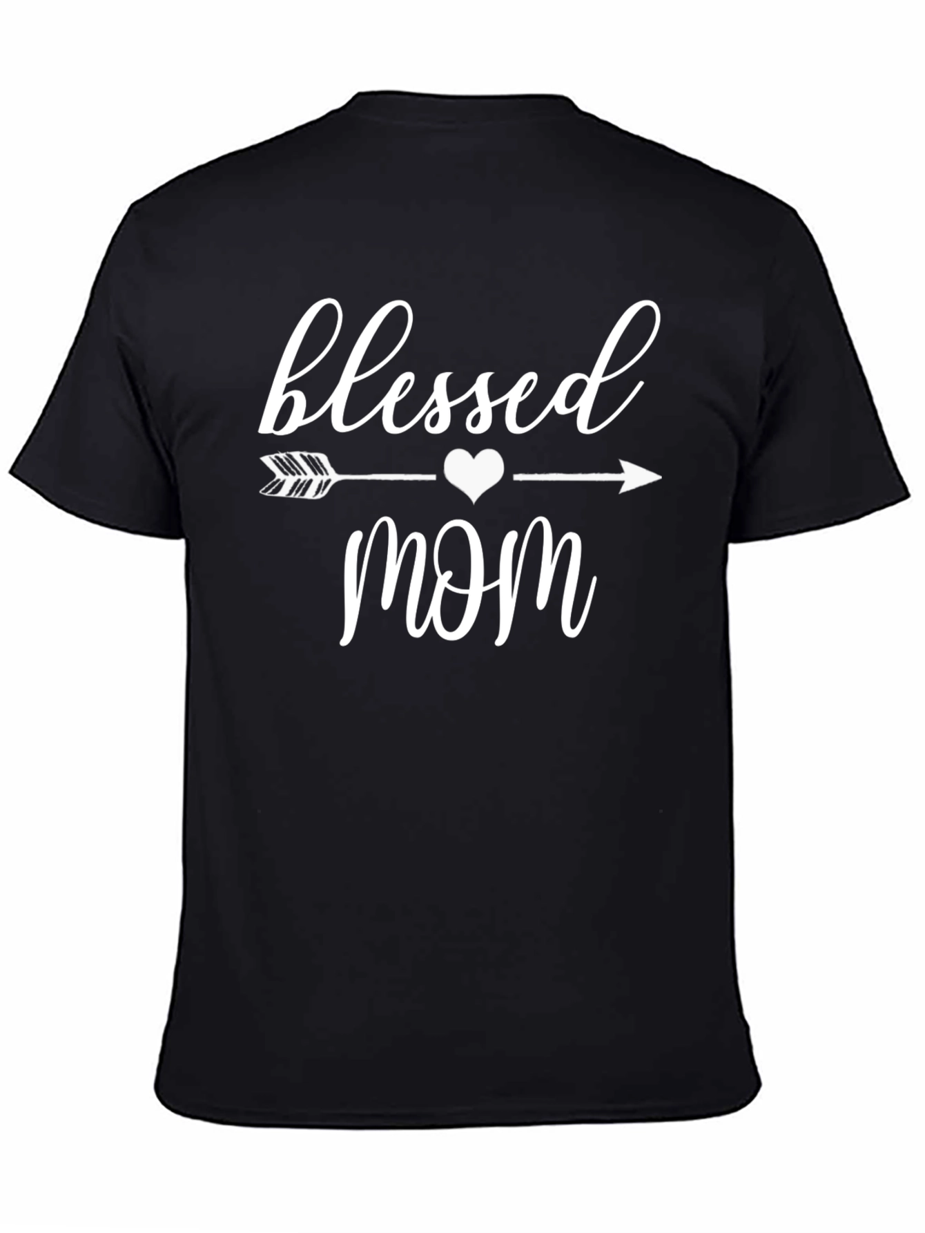 Blessed Mom Arrow Graphic T-Shirt