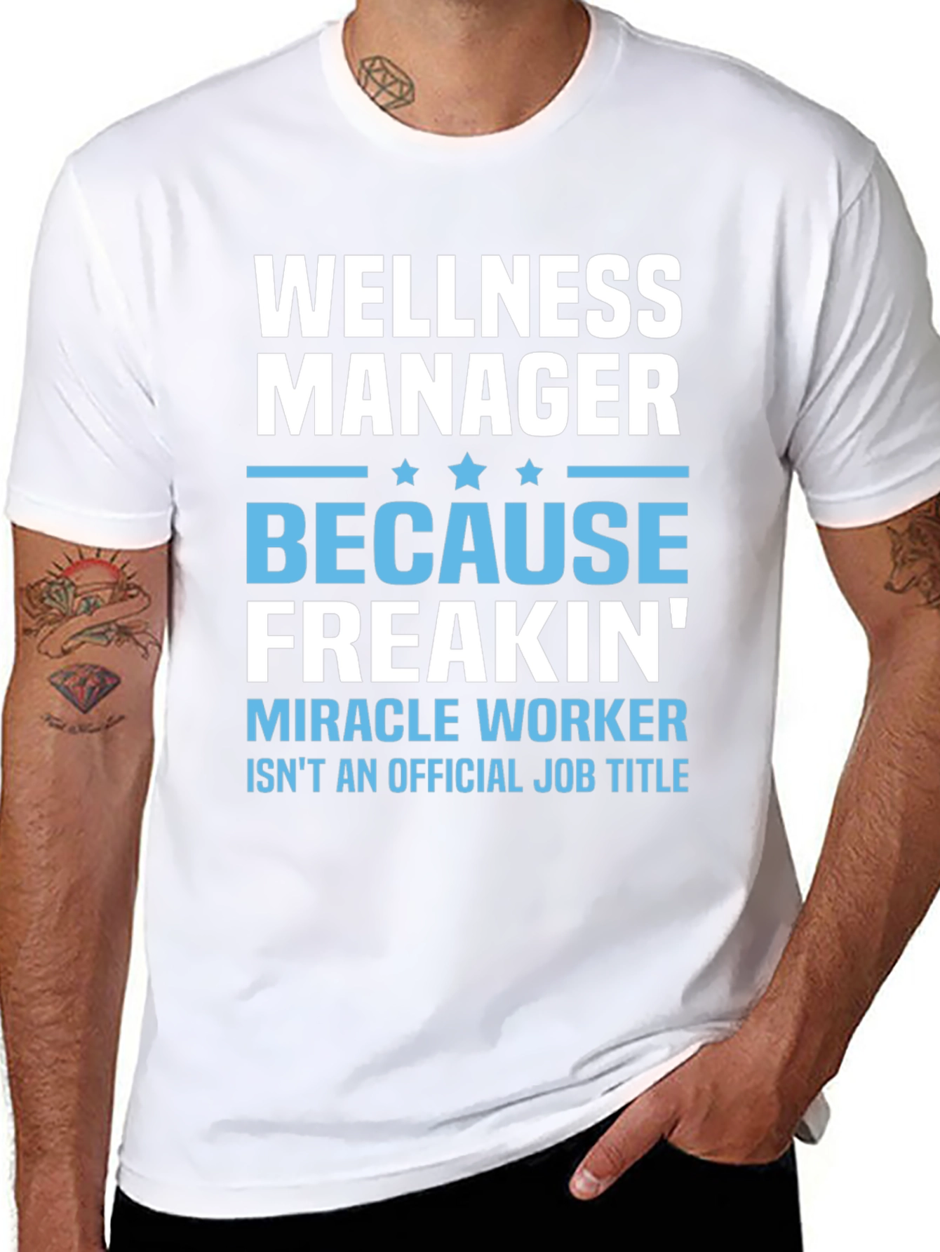 Wellness Manager Funny Graphic T-Shirt