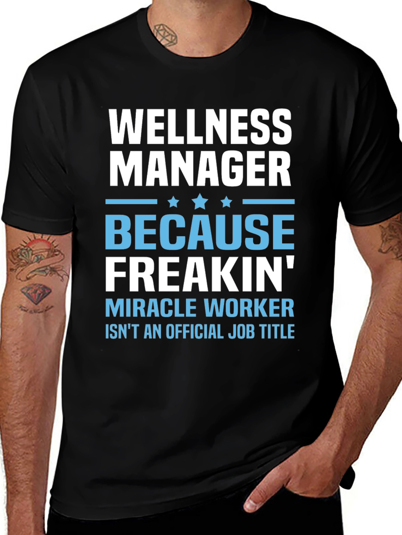Wellness Manager Funny Graphic T-Shirt