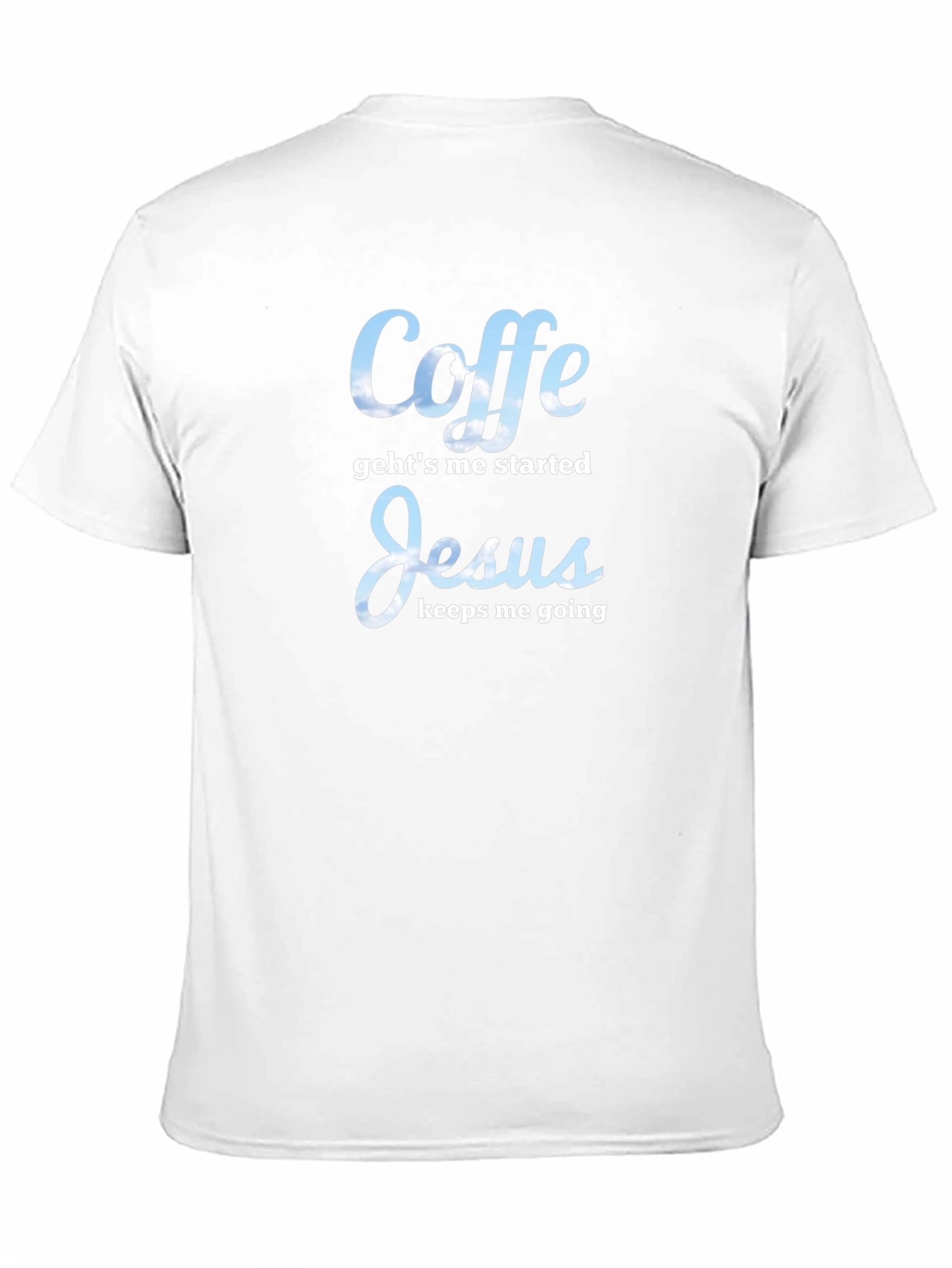 Coffee & Jesus Graphic Tee - Soft Black T-Shirt