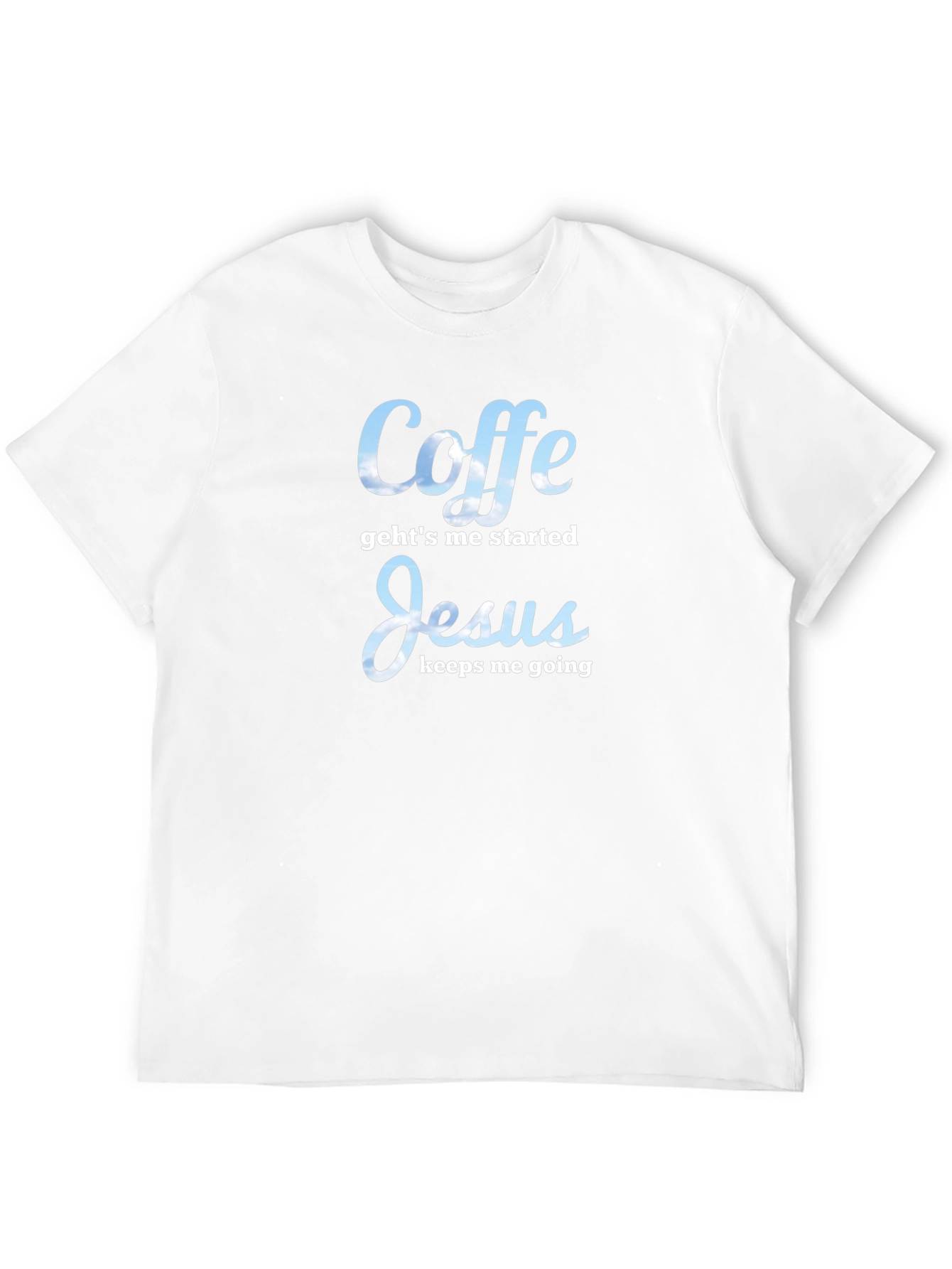 Coffee & Jesus Graphic Tee - Soft Black T-Shirt