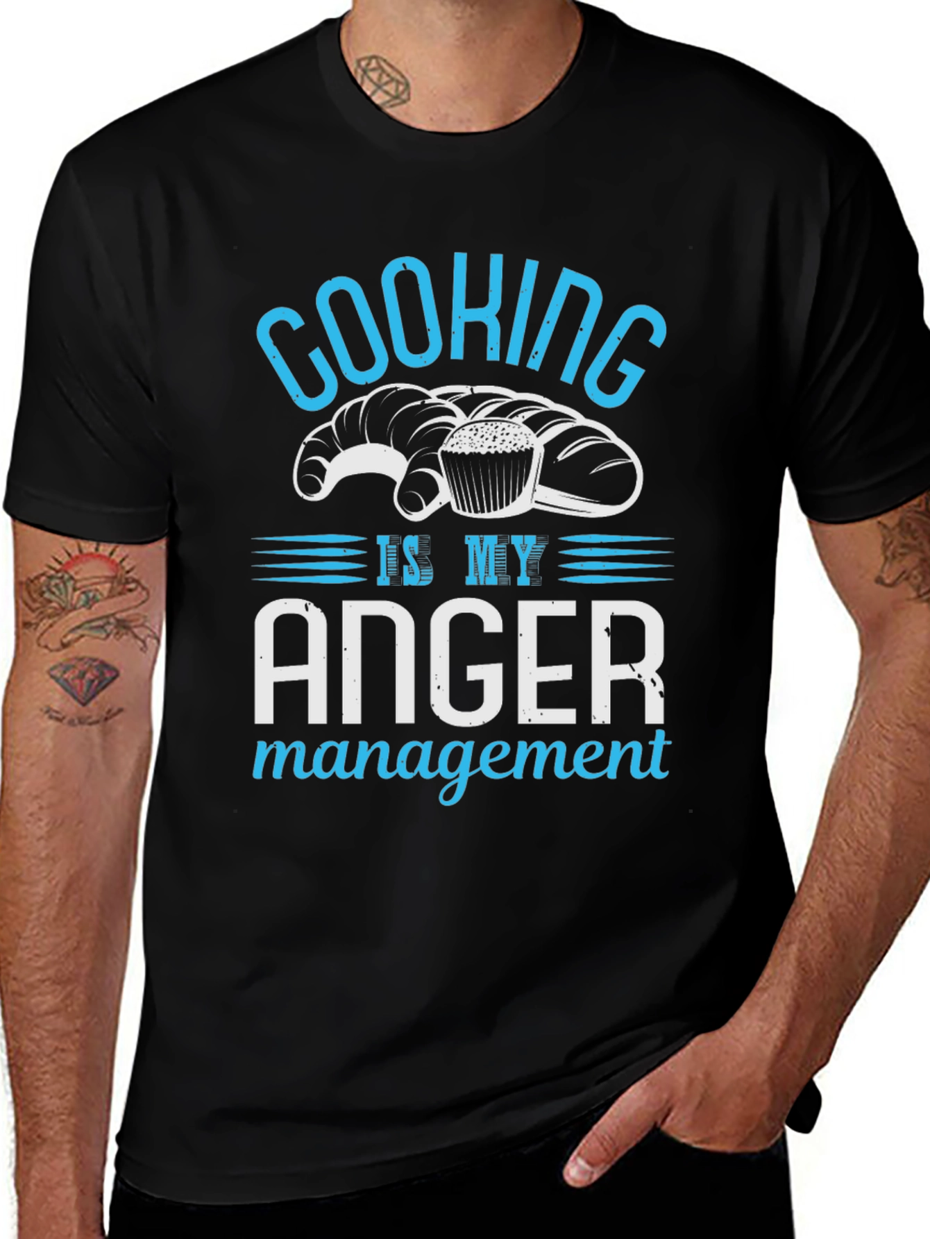 Cooking Anger Management T-Shirt Funny Chef Baker Tee