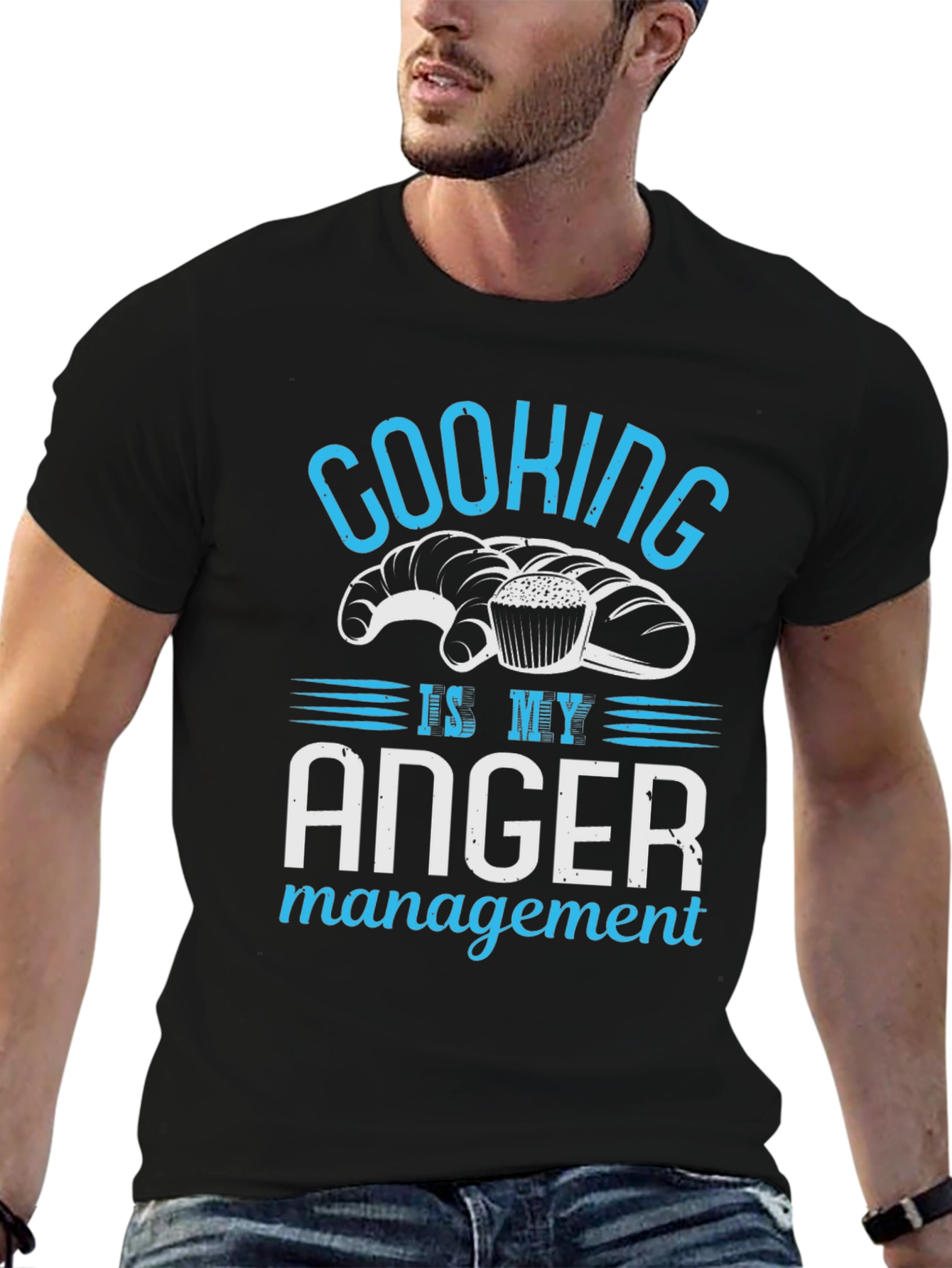Cooking Anger Management T-Shirt Funny Chef Baker Tee