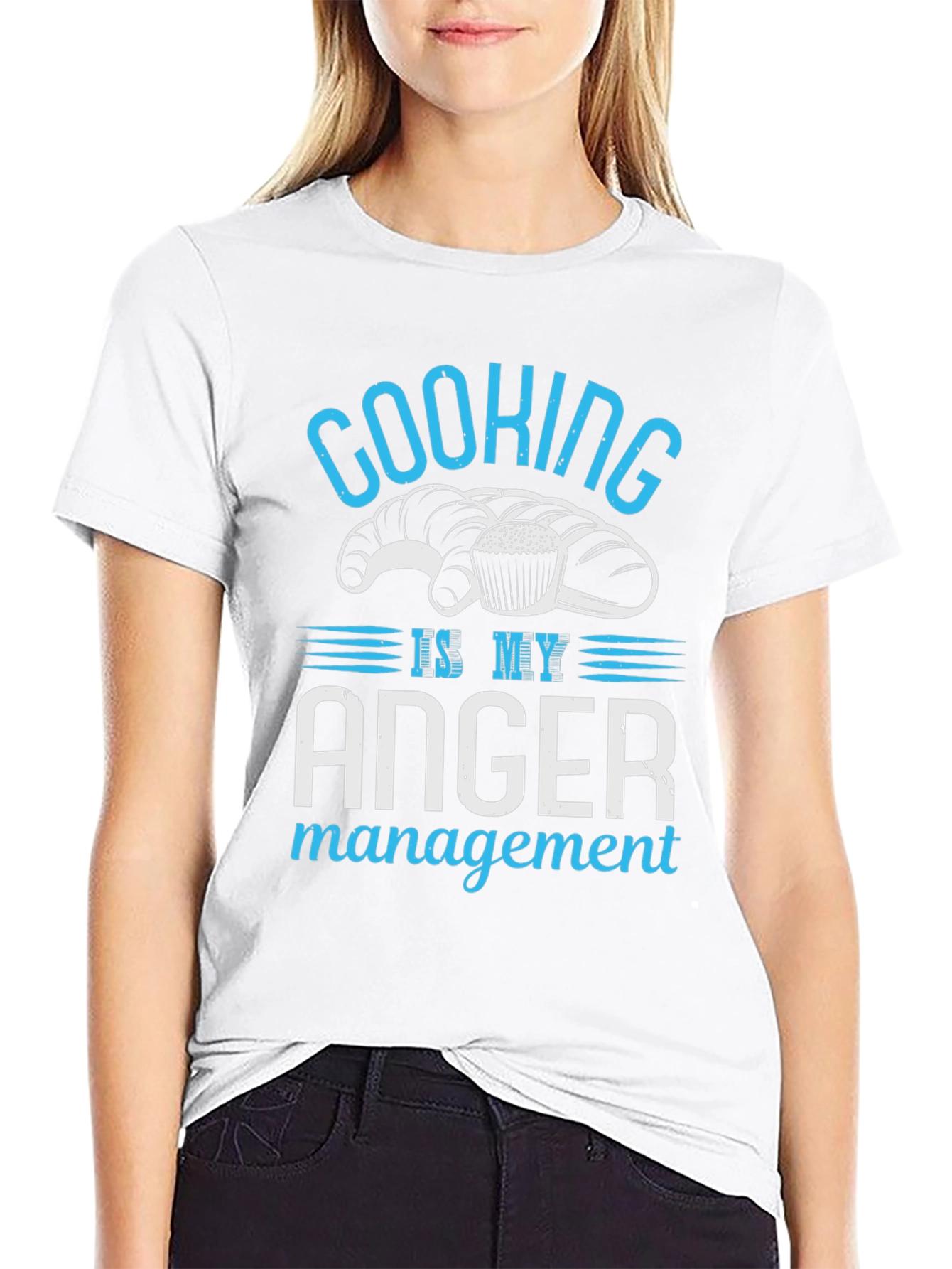 Cooking Anger Management T-Shirt Funny Chef Baker Tee