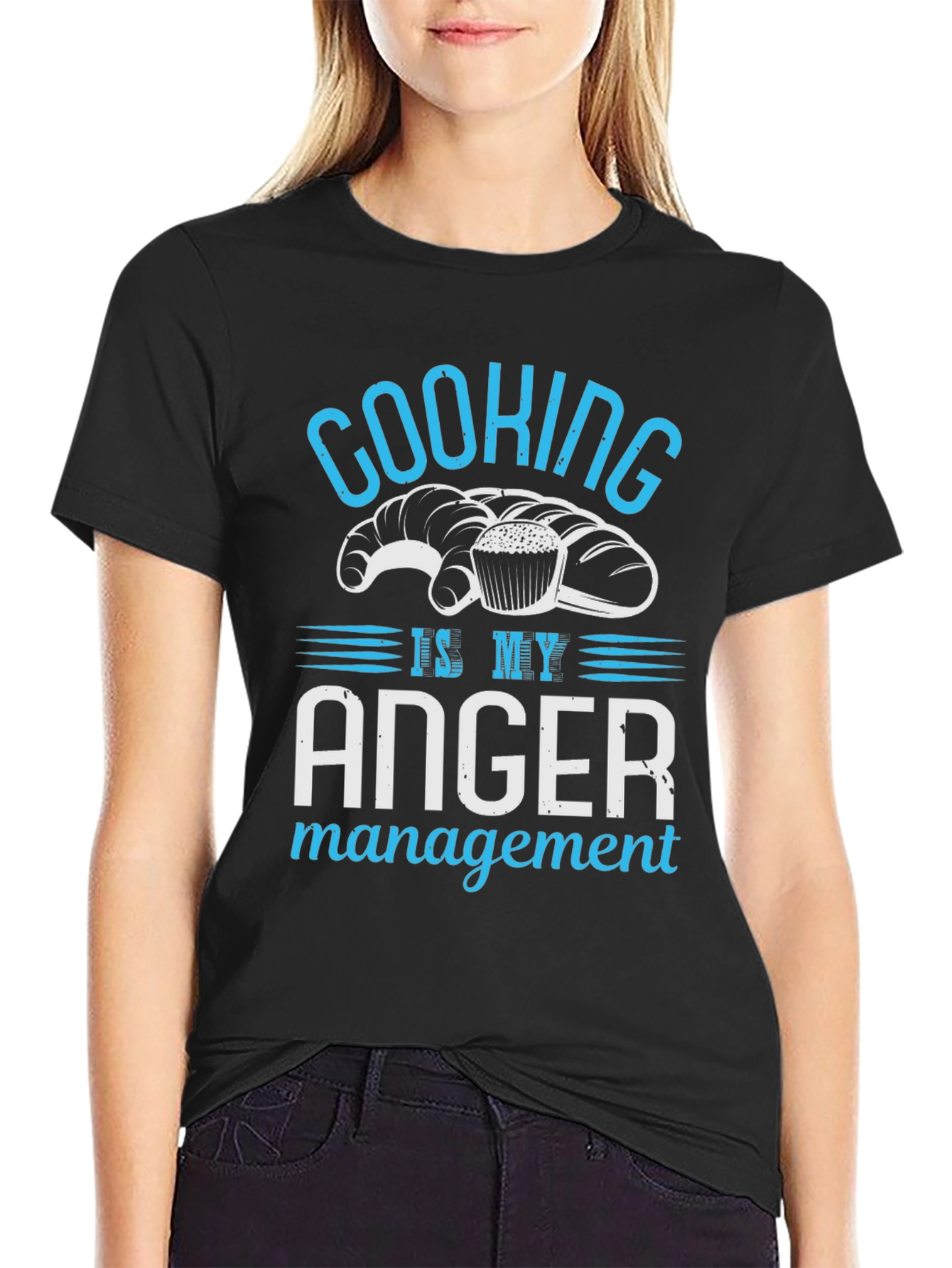 Cooking Anger Management T-Shirt Funny Chef Baker Tee