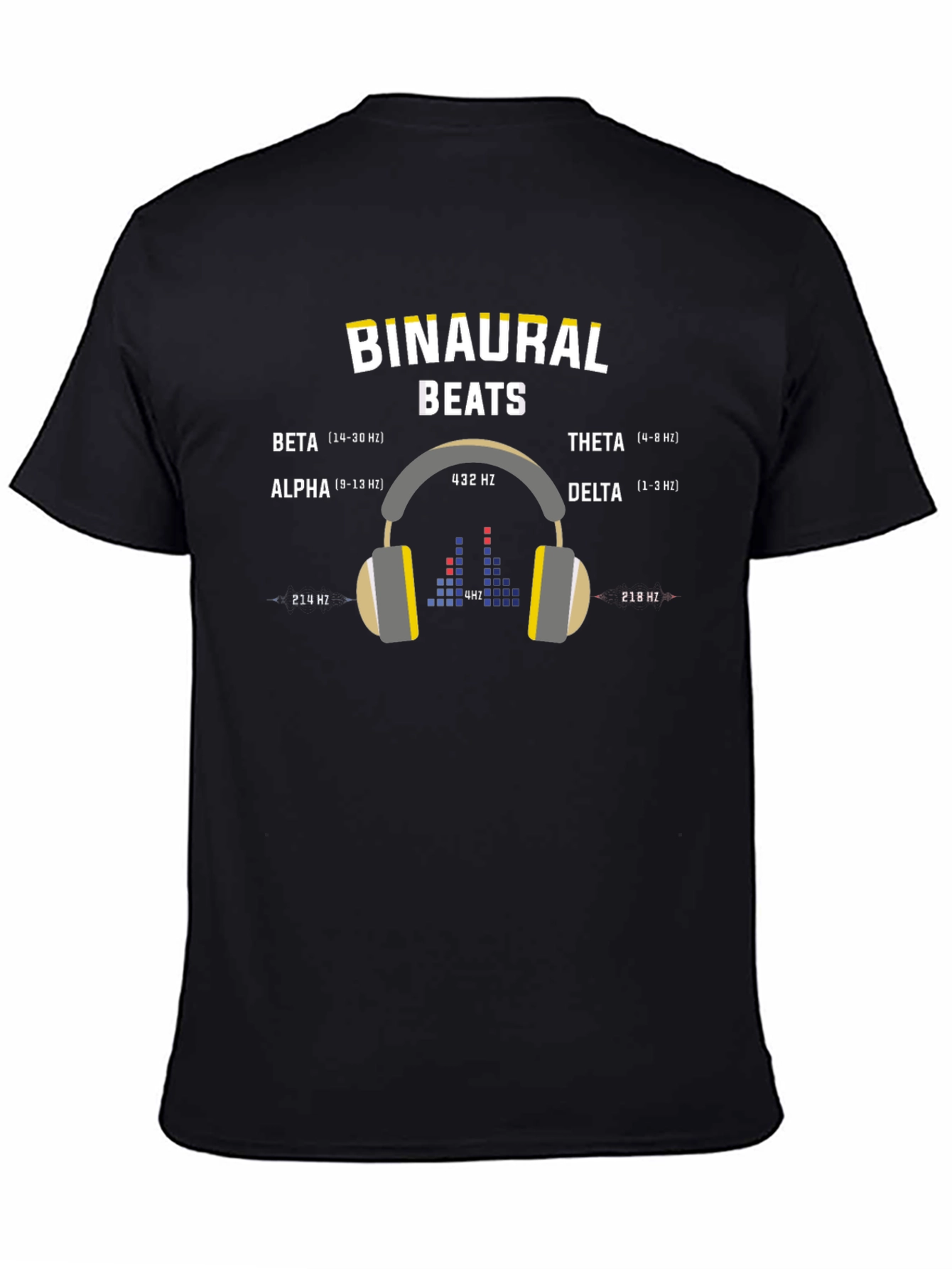 Binaural Beats Frequency T-Shirt - Focus & Relaxation