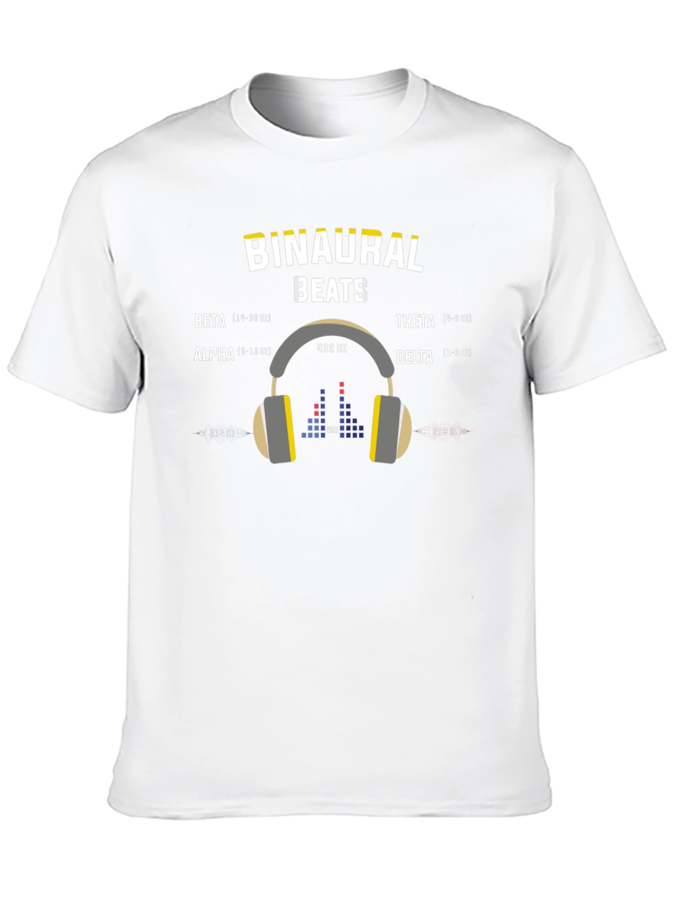 Binaural Beats Frequency T-Shirt - Focus & Relaxation