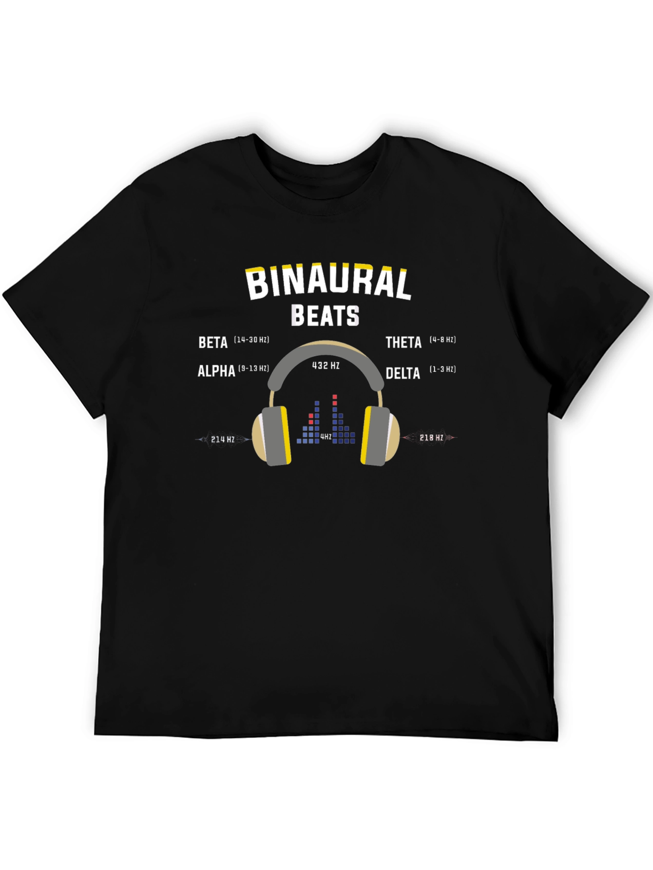 Binaural Beats Frequency T-Shirt - Focus & Relaxation