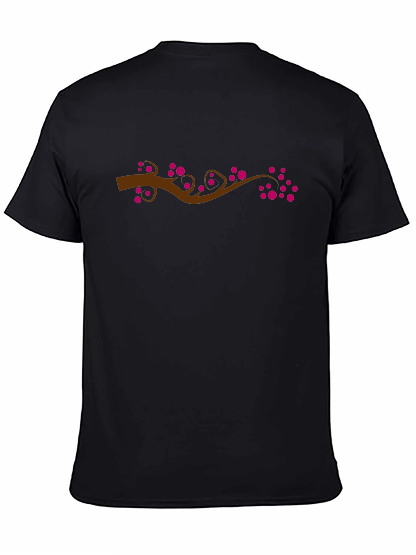 Floral Branch Graphic T-Shirt - Stylish Casual Wear
