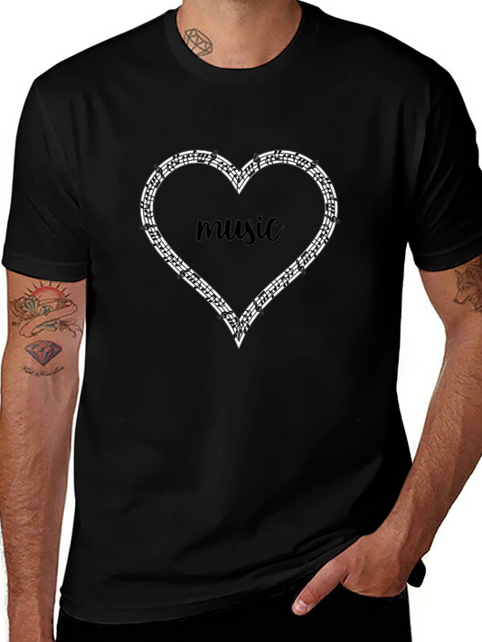 Music Heart Graphic Tee