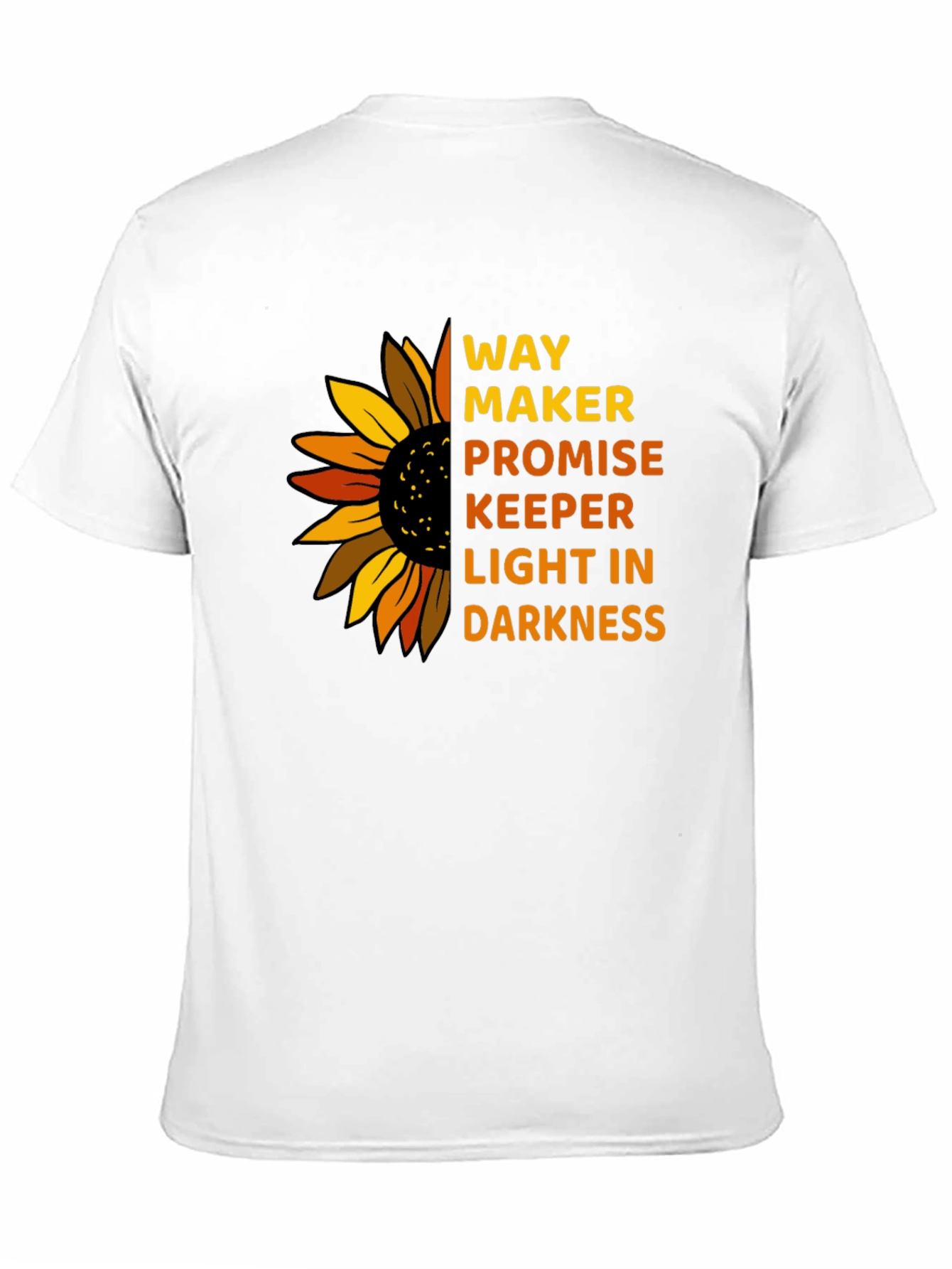 Way Maker Sunflower Graphic Tee - Black