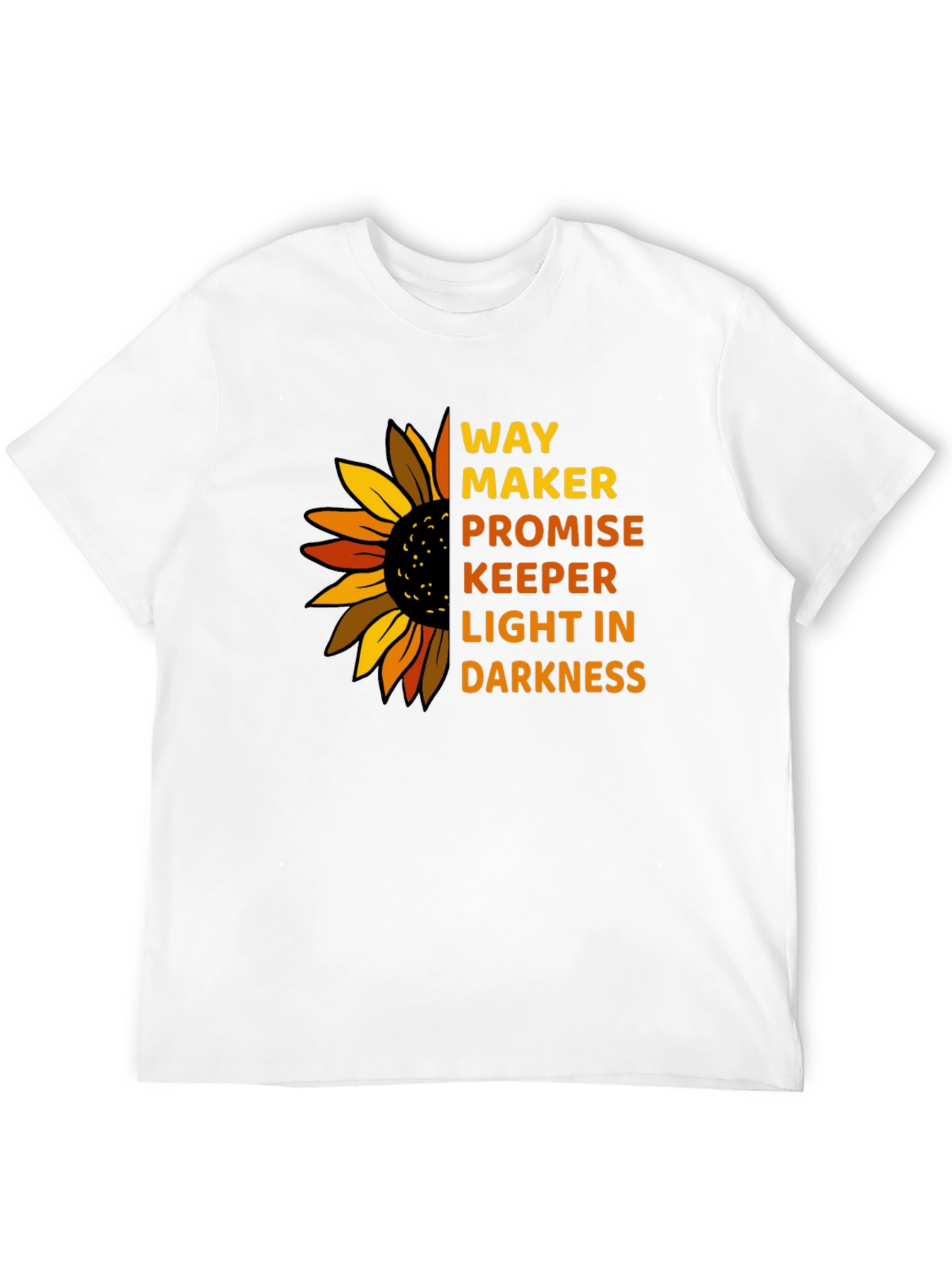 Way Maker Sunflower Graphic Tee - Black