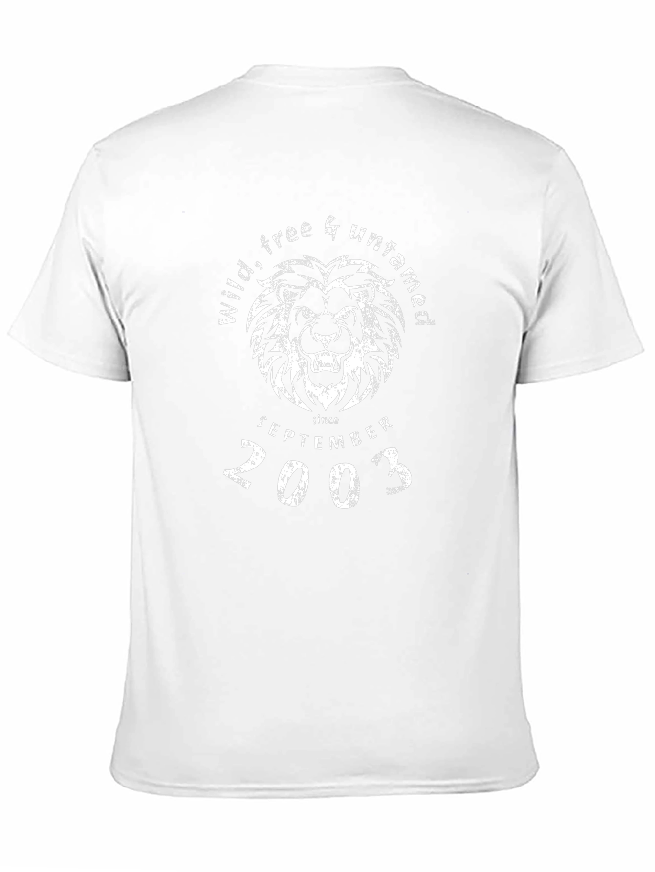 Wild Free & Untamed Lion Graphic T-Shirt