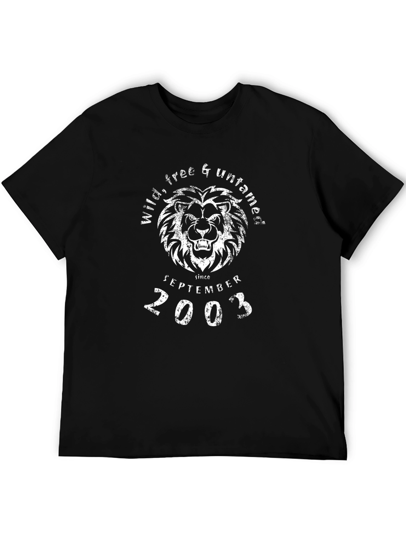 Wild Free & Untamed Lion Graphic T-Shirt