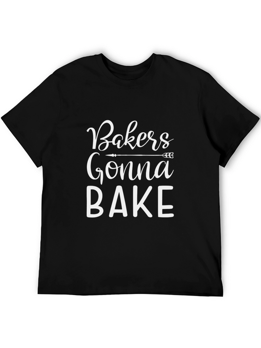 Bakers Gonna Bake Graphic Tee - Funny Baking Shirt