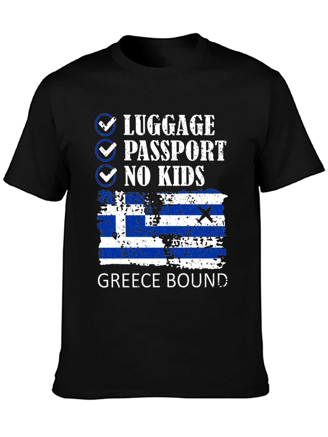Greece Bound Novelty Travel T-Shirt