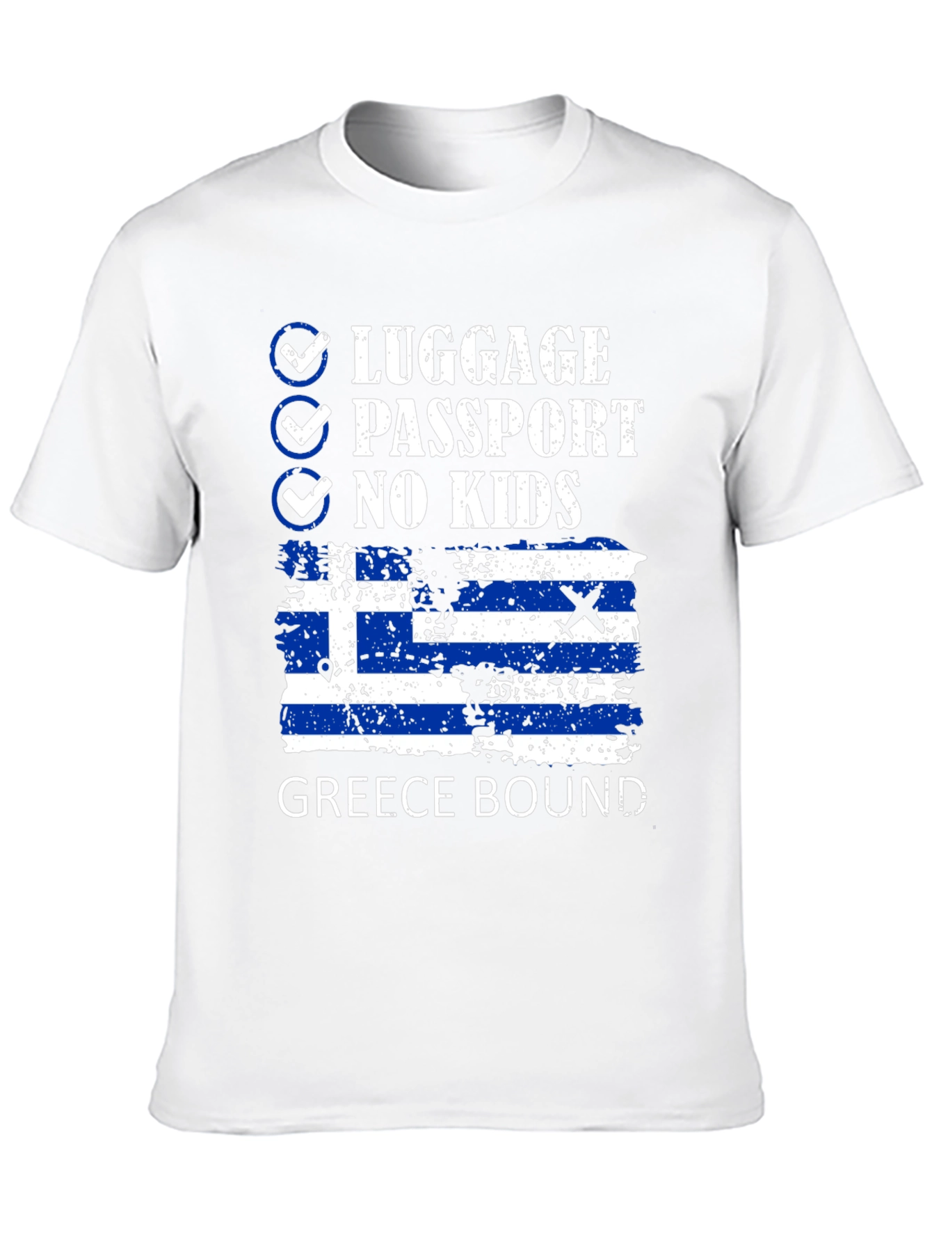 Greece Bound Novelty Travel T-Shirt