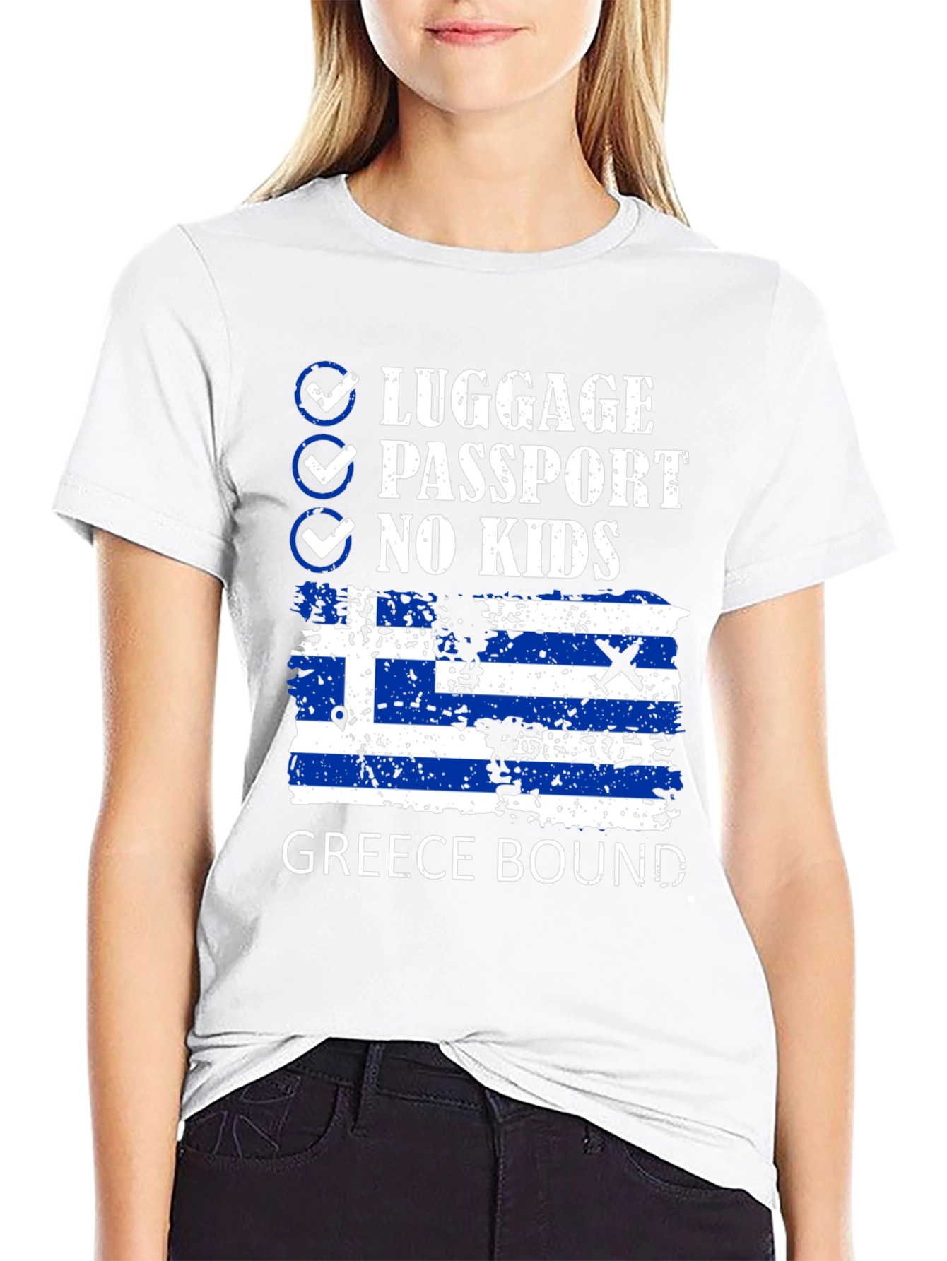 Greece Bound Novelty Travel T-Shirt