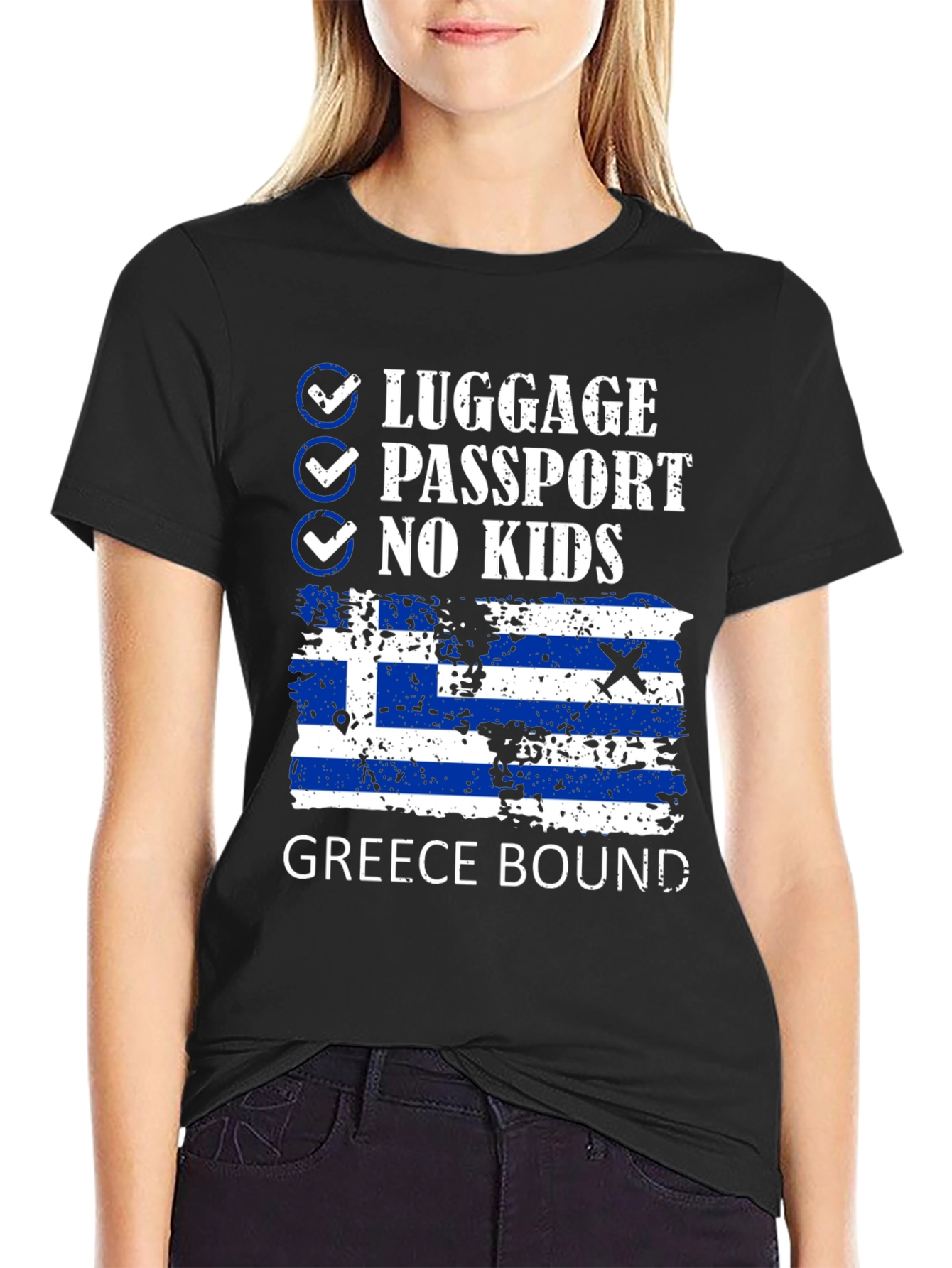 Greece Bound Novelty Travel T-Shirt