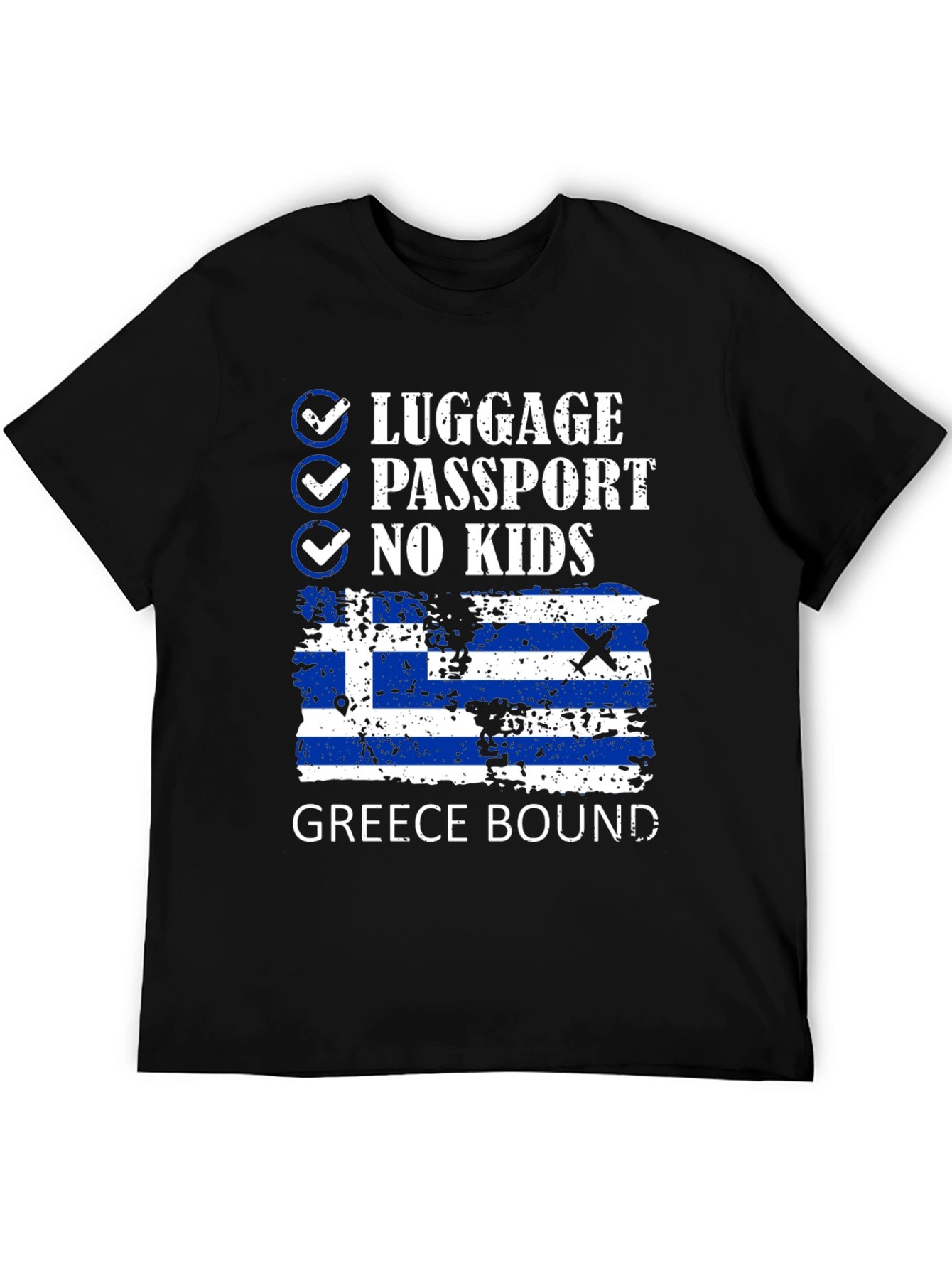 Greece Bound Novelty Travel T-Shirt